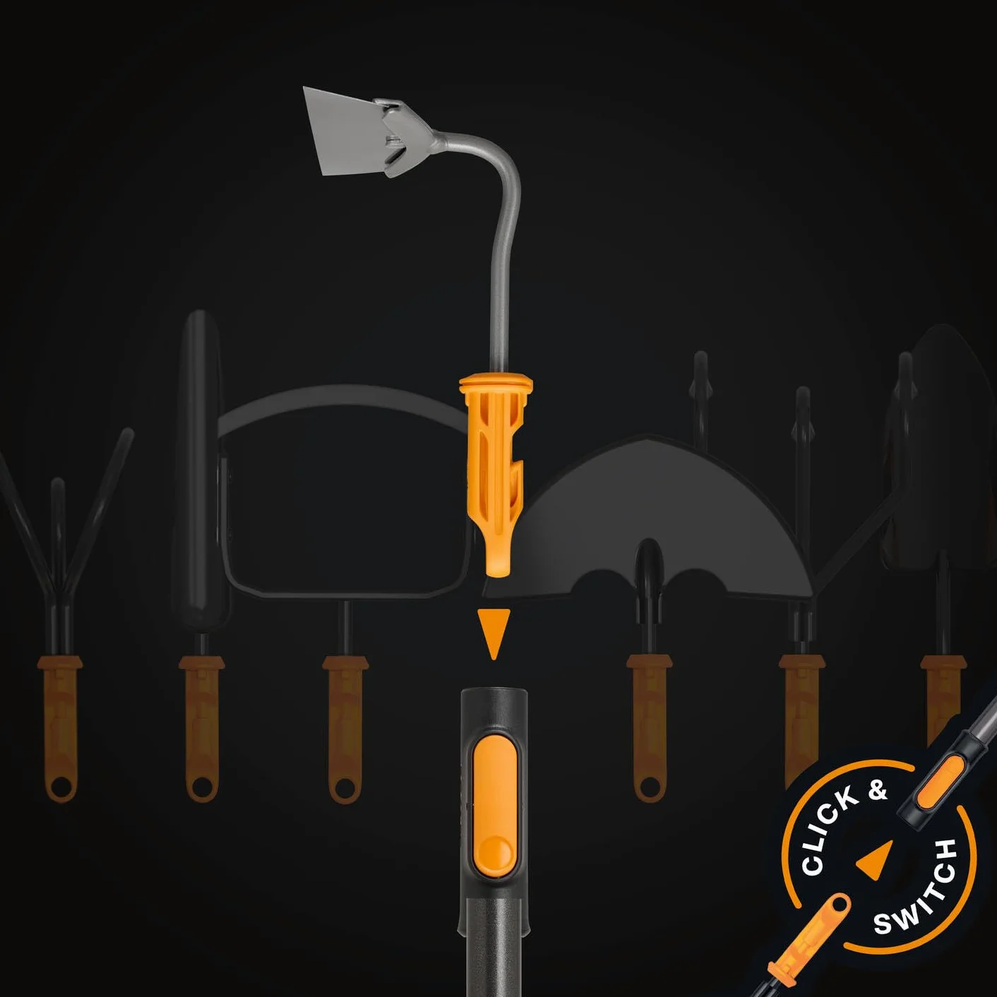 Fiskars OneClick Hoe