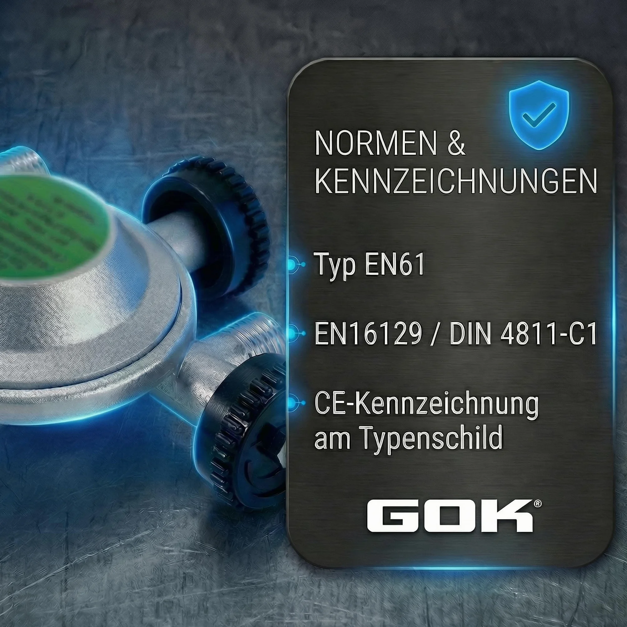 GOK Regulator niskiego ciśnienia TYP EN61 50 mbar luzem