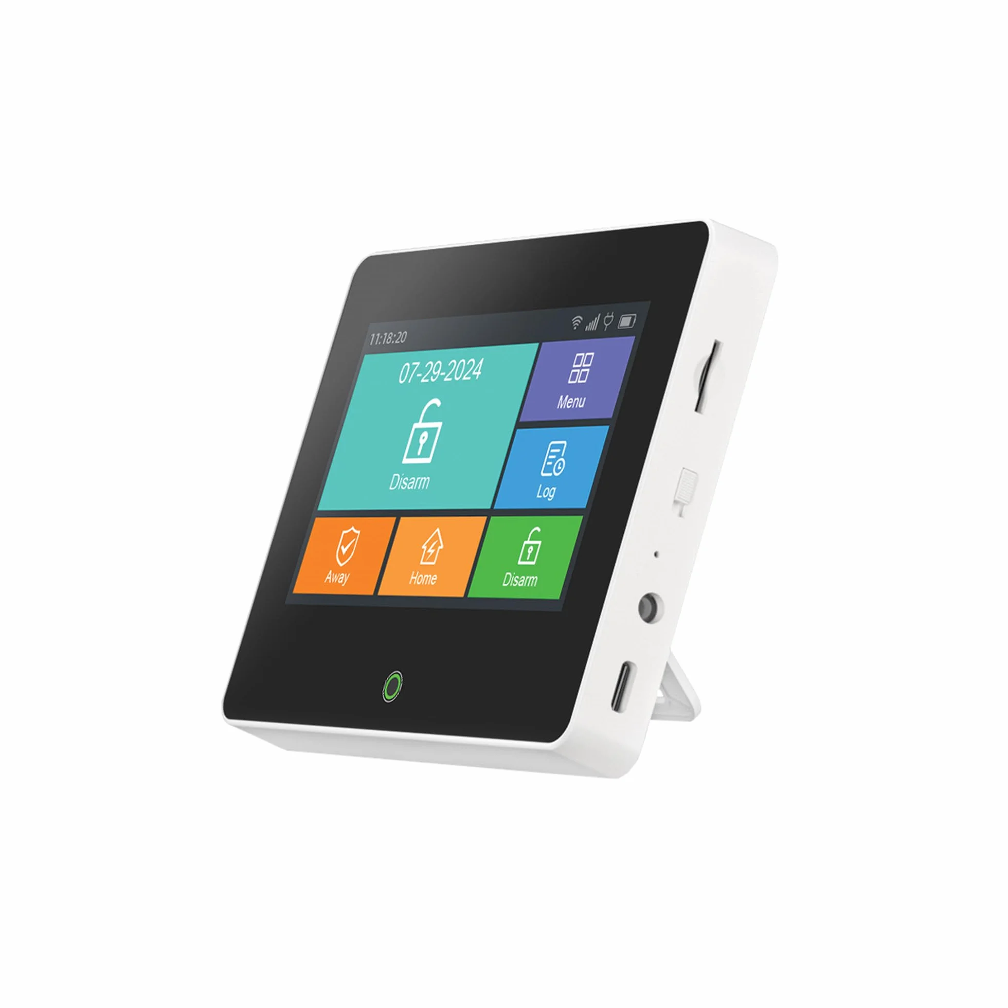 PNI SafeHouse HS670 bezprzewodowy system alarmowy WiFi GSM 4G, kolorowy ekran dotykowy, 99 stref radiowych, obsługuje 5 numerów telefonów, połączenia alarmowe i SMS, kompatybilny z aplikacją Tuya