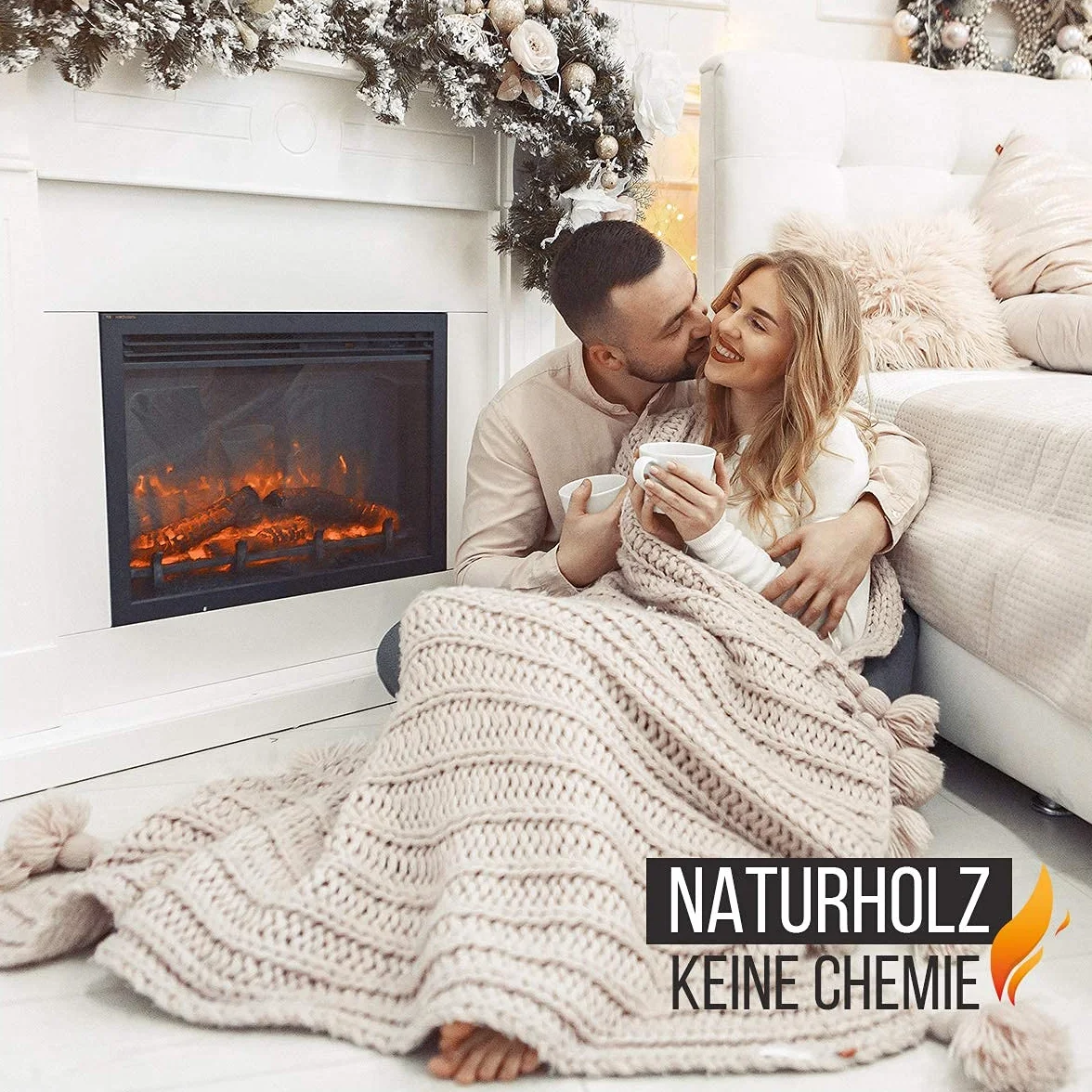 Aleko Premium 3,7 kg drewno dębowe rozpalacz do grilla, kominka, pieca, idealny do grilla, suszonego i nieobrobionego drewna opałowego