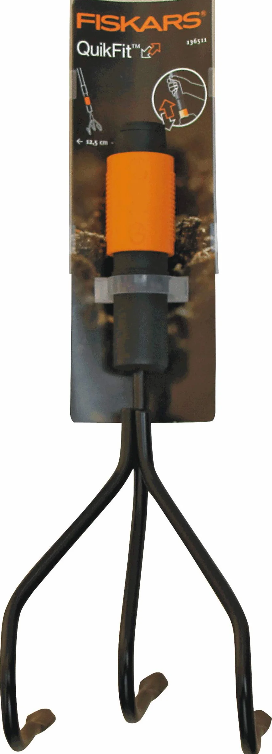 Fiskars Quikfit Motyka 30.5 x 12.5 x 11.5 cm Czarny Pomarańczowy
