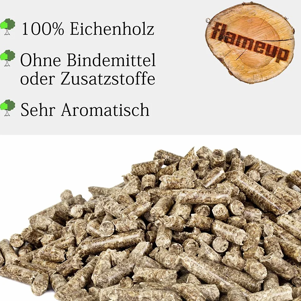 dębowy pellet do grilla wędzarniczego, drewno do pieca do pizzy, pellet do grilla, ogrodowego piecyka, drewno do grillowania w ogrodzie, wędzenia, pizzy, wędzarniczy dym drzewny, akcesoria, waga 15 kg