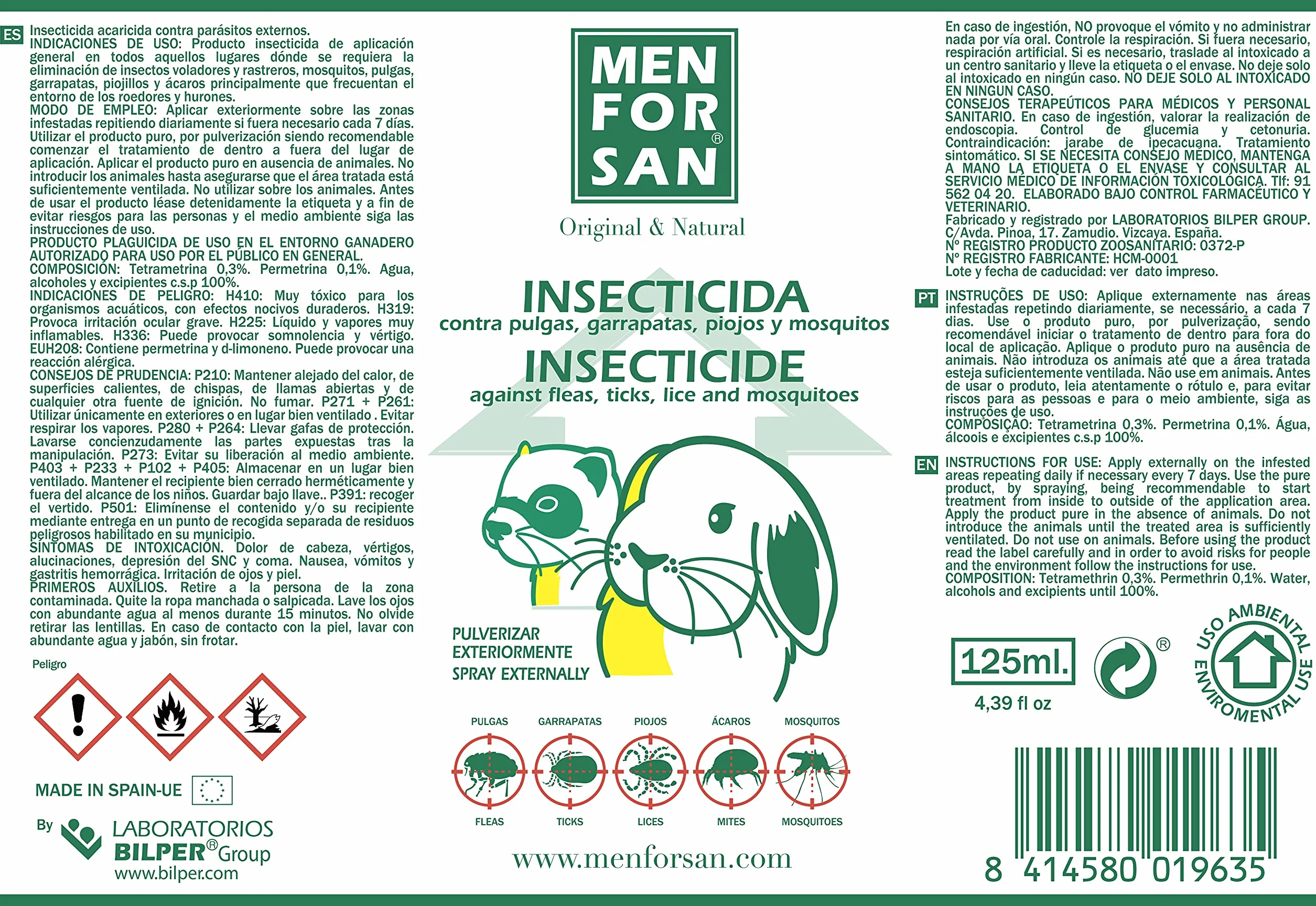 MENFORSAN Środek owadobójczy 125 ml