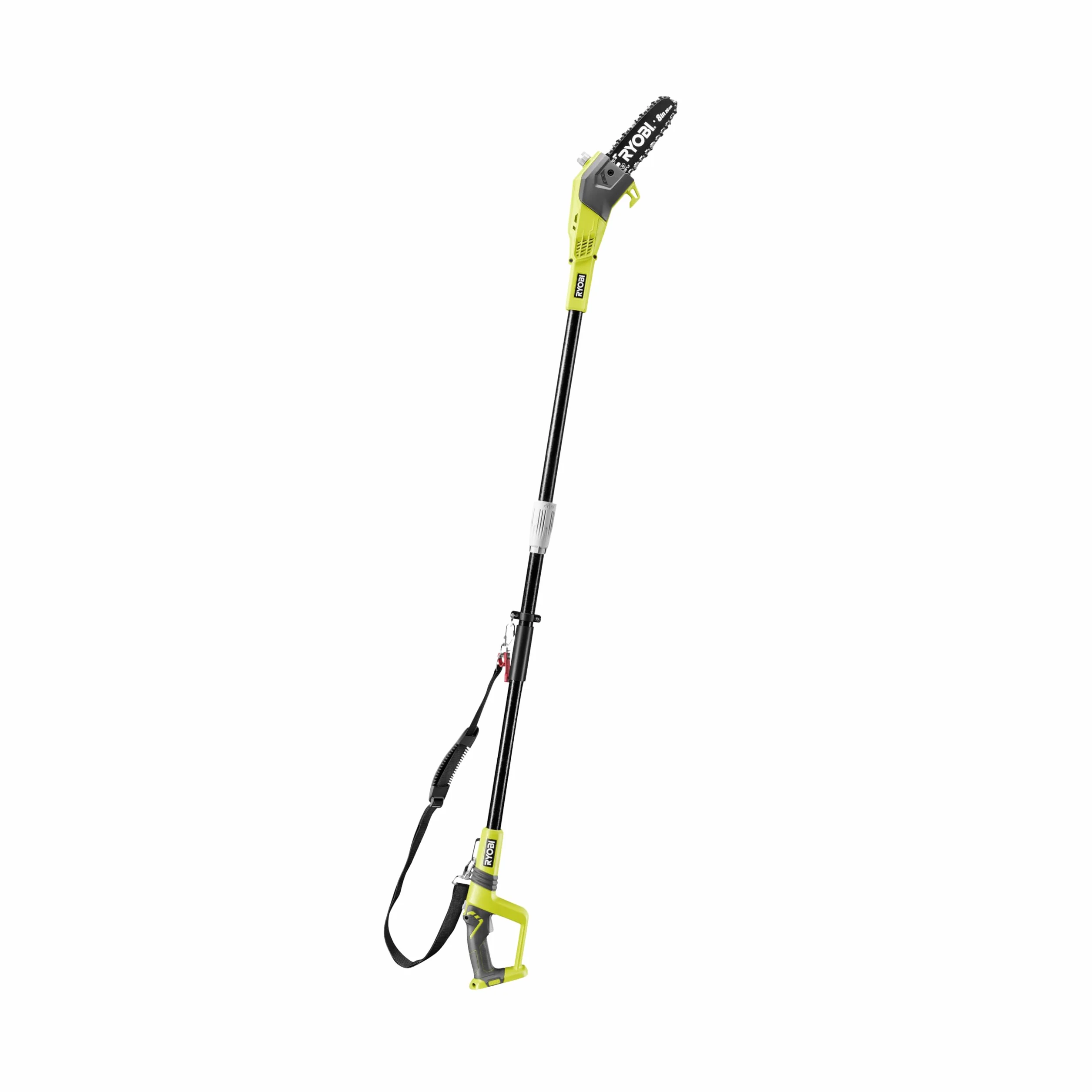 Ryobi Pilarka do Gałęzi 18 V OPP1820 Wysięgnik Długość Prowadnicy 20 cm Regulowana Długość Trzonka 3 m bez Akumulatora