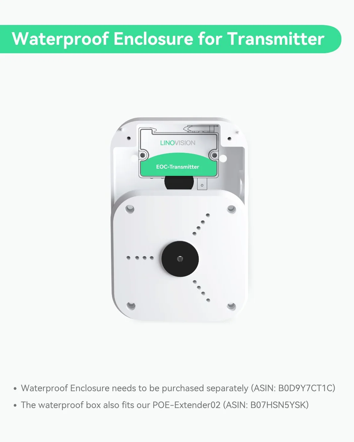 LINOVISION POE Over Coax EOC Converter IP Over Coax Max 1000 m Transmisja zasilania i danych przez zwykły kabel koncentryczny RG59 do modernizacji analogowego systemu nadzoru do systemu nadzoru IP