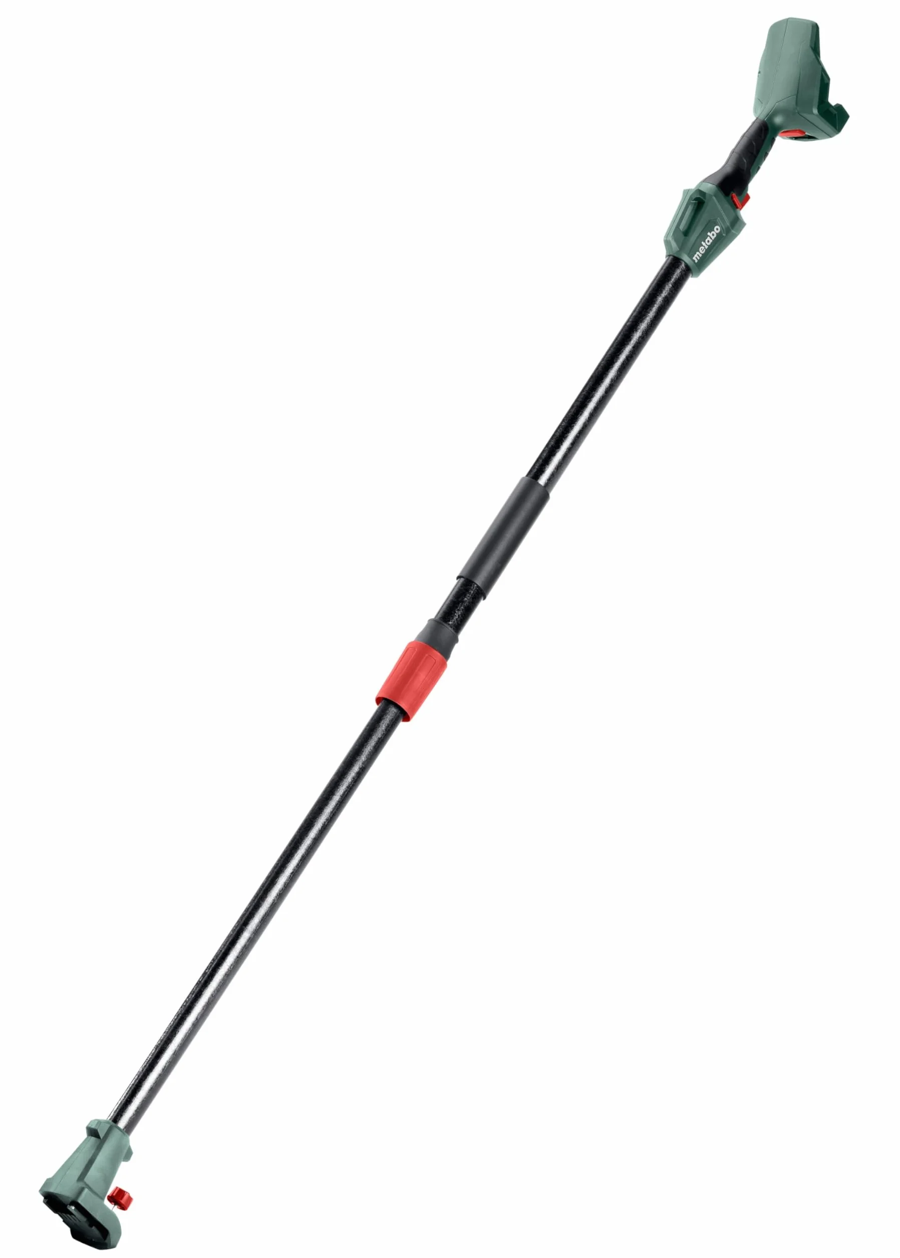 metabo Drążek teleskopowy MS – do pilarki akumulatorowej MS 18 LTX 15, wysuwany 120-180 cm, ultralekki, z paskiem na ramię, ergonomiczny uchwyt – idealny do pielęgnacji drzew i trudno dostępnych