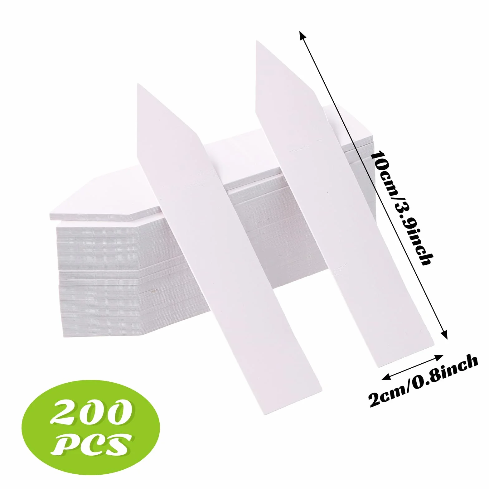 Plastikowe tabliczki na rośliny 10x2 cm odporne na warunki atmosferyczne 200 sztuk