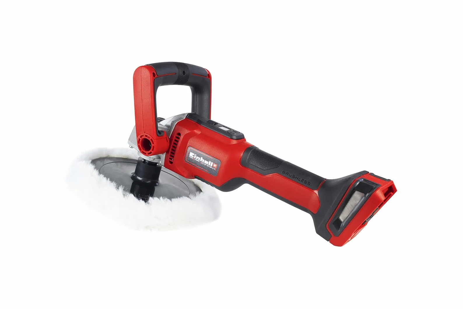 Einhell Akumulatorowa polerka/szlifierka CE-CP 18/180 Li E-Solo Power X-Change (Li-ion, bezszczotkowy silnik elektryczny, elektryczna regulacja prędkości, bez akumulatora i ładowarki)