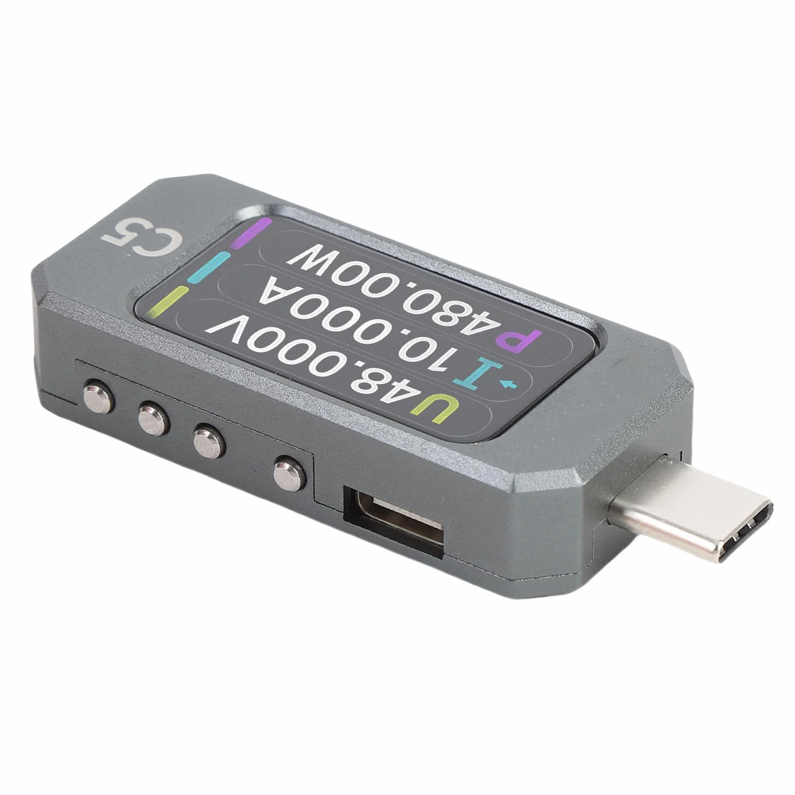 Tester typu C Miernik napięcia prądu 1,47 cala Kolorowy ekran Woltomierz Amperomierz Obsługa USB PD3.1 EPR