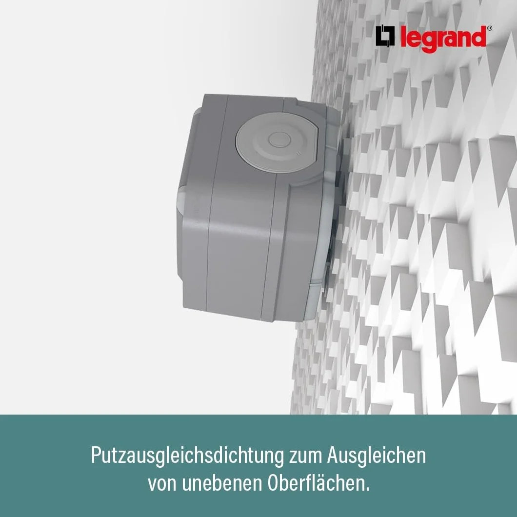 Legrand Plexo New 2-fach Gehäuse, horizontal und vertikal, anthrazit (069602L)
