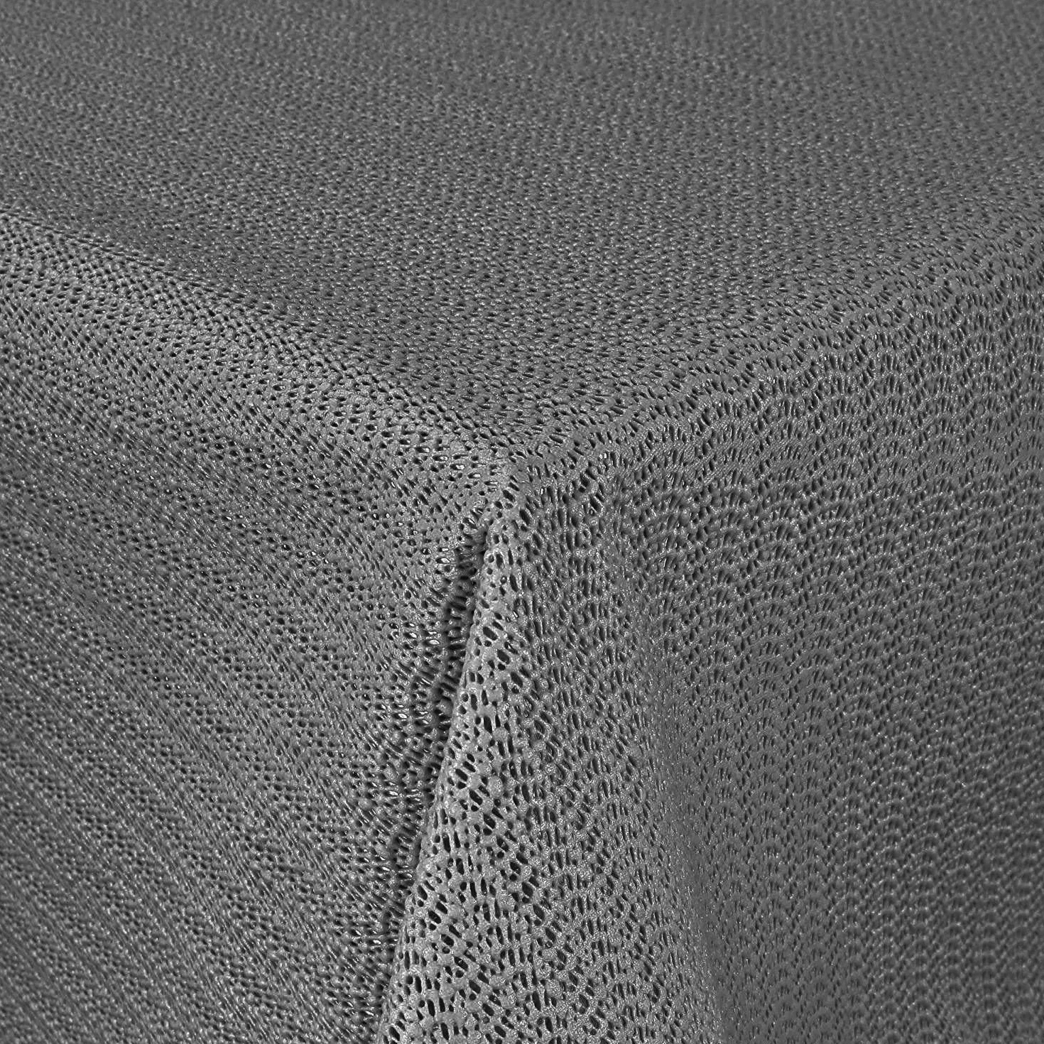 Obrus ogrodowy zmywalny 130 x 220 cm szary odporny na warunki atmosferyczne na taras