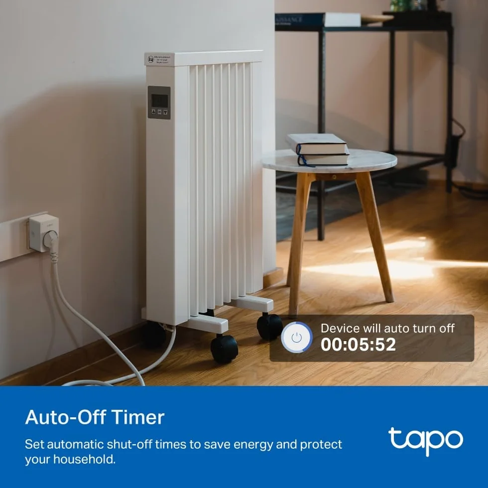 TP-Link Tapo P110 (2-pack) | Zestaw 2 inteligentnych gniazdek Wi-Fi z monitorowaniem zużycia energii | Harmonogramy | Zdalne sterowanie | Kompatybilne z Alexa i Google Home