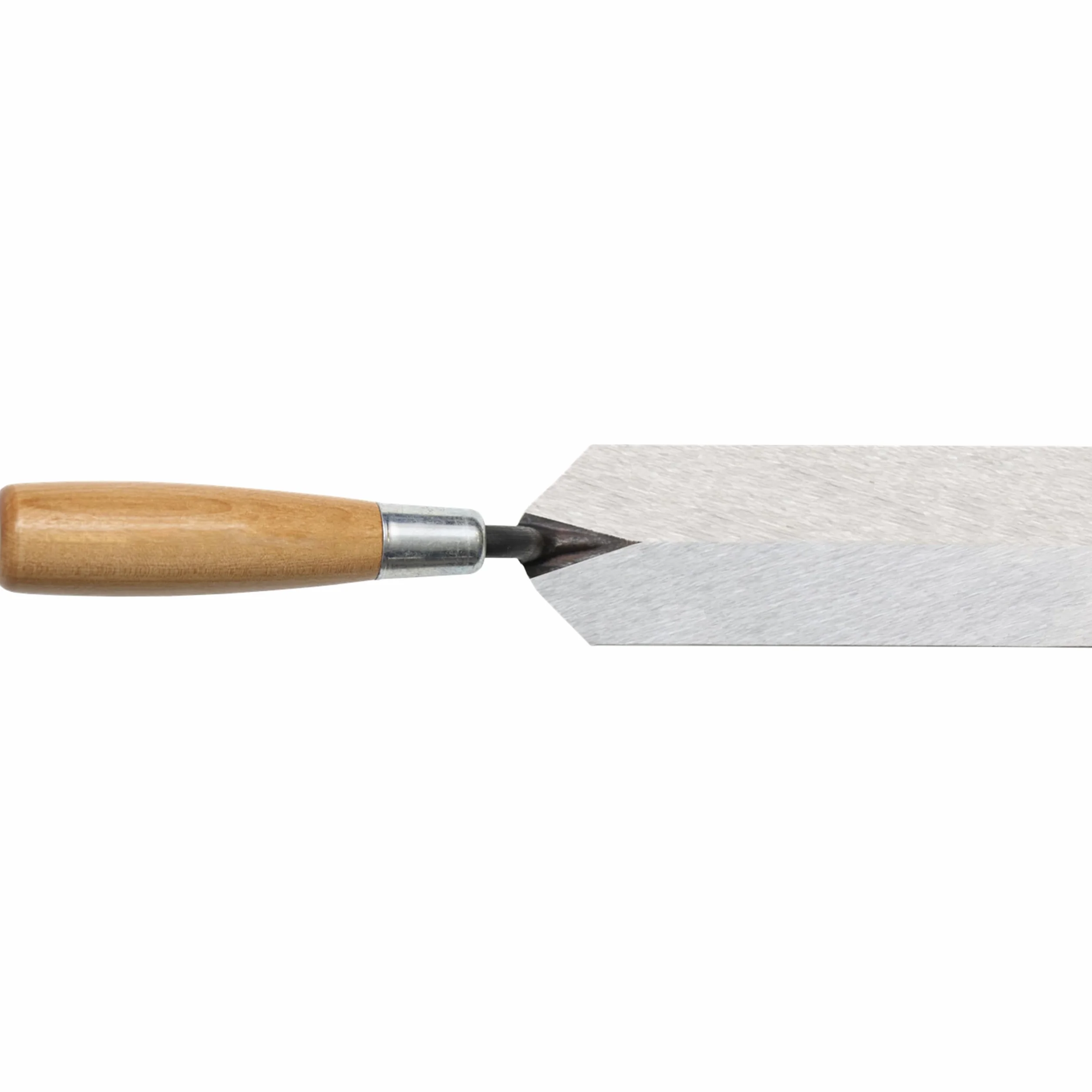 Paca krawędziowa Marshalltown z uchwytem z twardego drewna, stal węglowa, wymiary: 152x51 mm