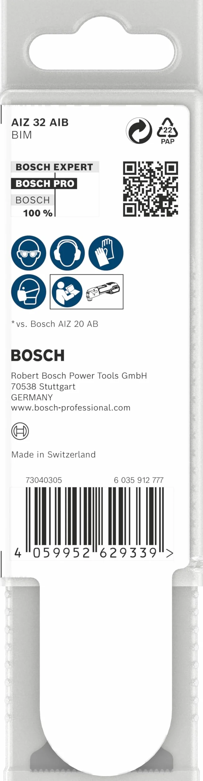 Bosch 10x Brzeszczot PRO Non Ferrous Metal AIZ 32 AIB do narzędzia wielofunkcyjnego (do Metale nieżelazne, Metale nieżelazne, Szerokość 32 mm, Professional Akcesoria Narzędzie wielofunkcyjne)