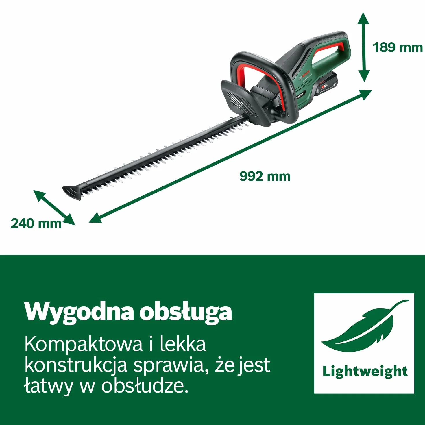 Bosch UniversalHedgeCut 18V-50 Sekator akumulatorowy 50 cm 18V