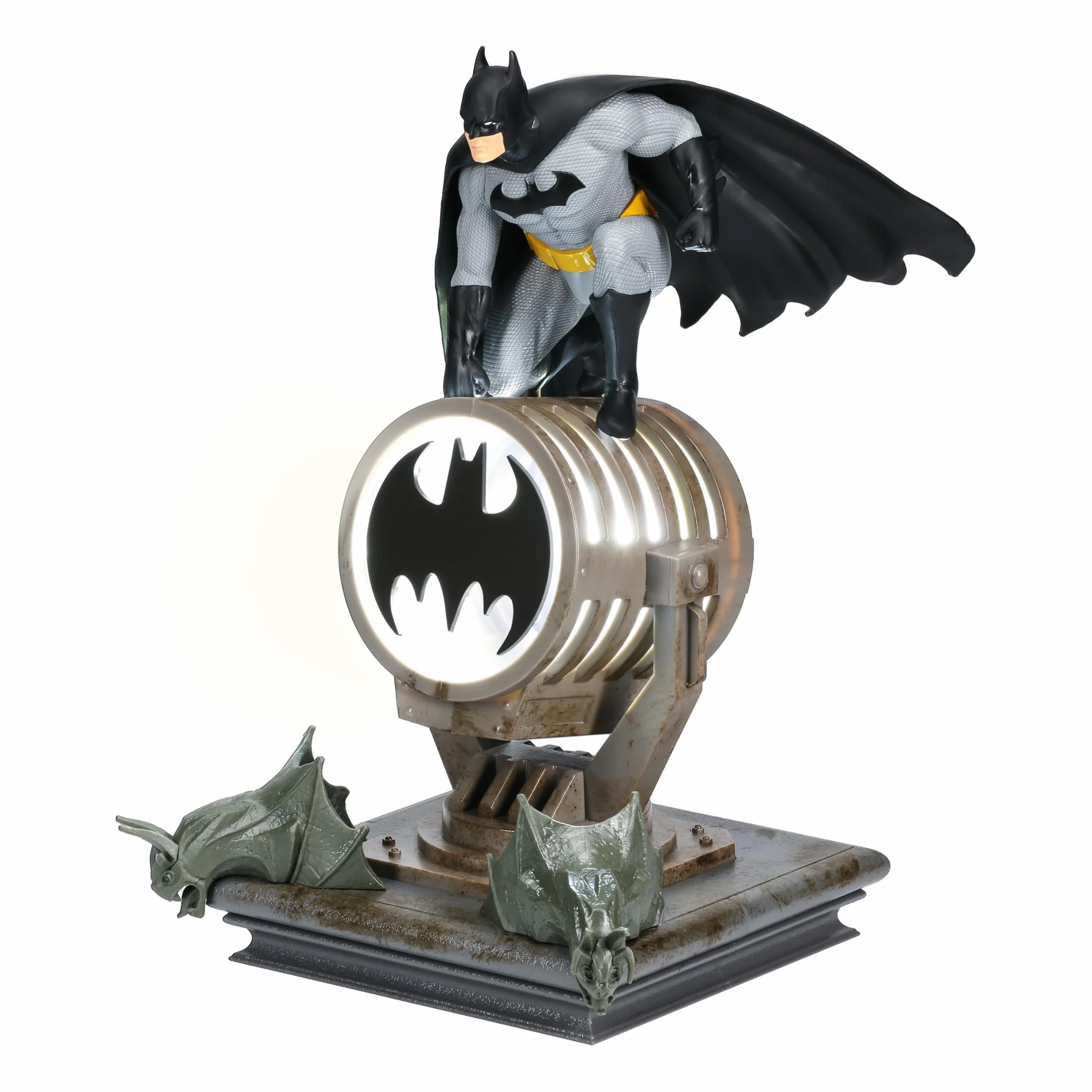 Paladone Batman figurka zasilana przez USB, 27-calowe światło LED, oficjalnie licencjonowany towar DC Comics, tworzywo sztuczne, wielokolorowa