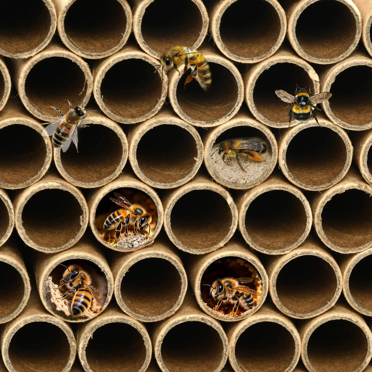 100 sztuk Mason Bee Tubes, 15 cm długości, wkład kartonowy do napełniania pszczelarza, Mason Bee Nesting Paper Tubes, do Mason Bee House, Bee House, Bee Hotele, Domek dla pszczół, tuleje lęgowe dla