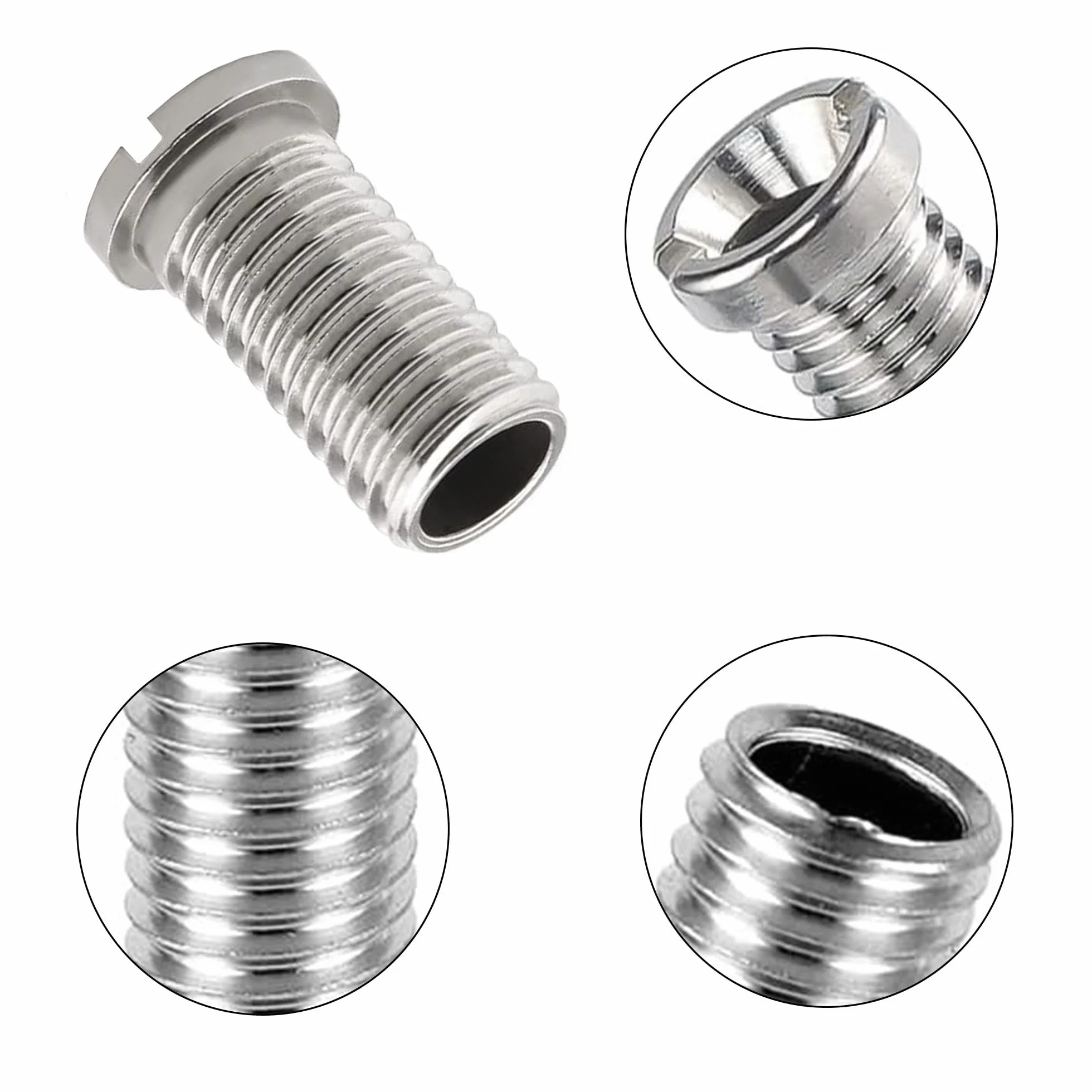 ANBOO 2 sztuki wkręt do zlewozmywaka kuchennego, śruba koszowa, M12 x 25 mm, śruba drążona, zlew ze stali nierdzewnej 304, śruba drążona do umywalki, sitko do zlewozmywaka, korka do kuchni (srebrne)