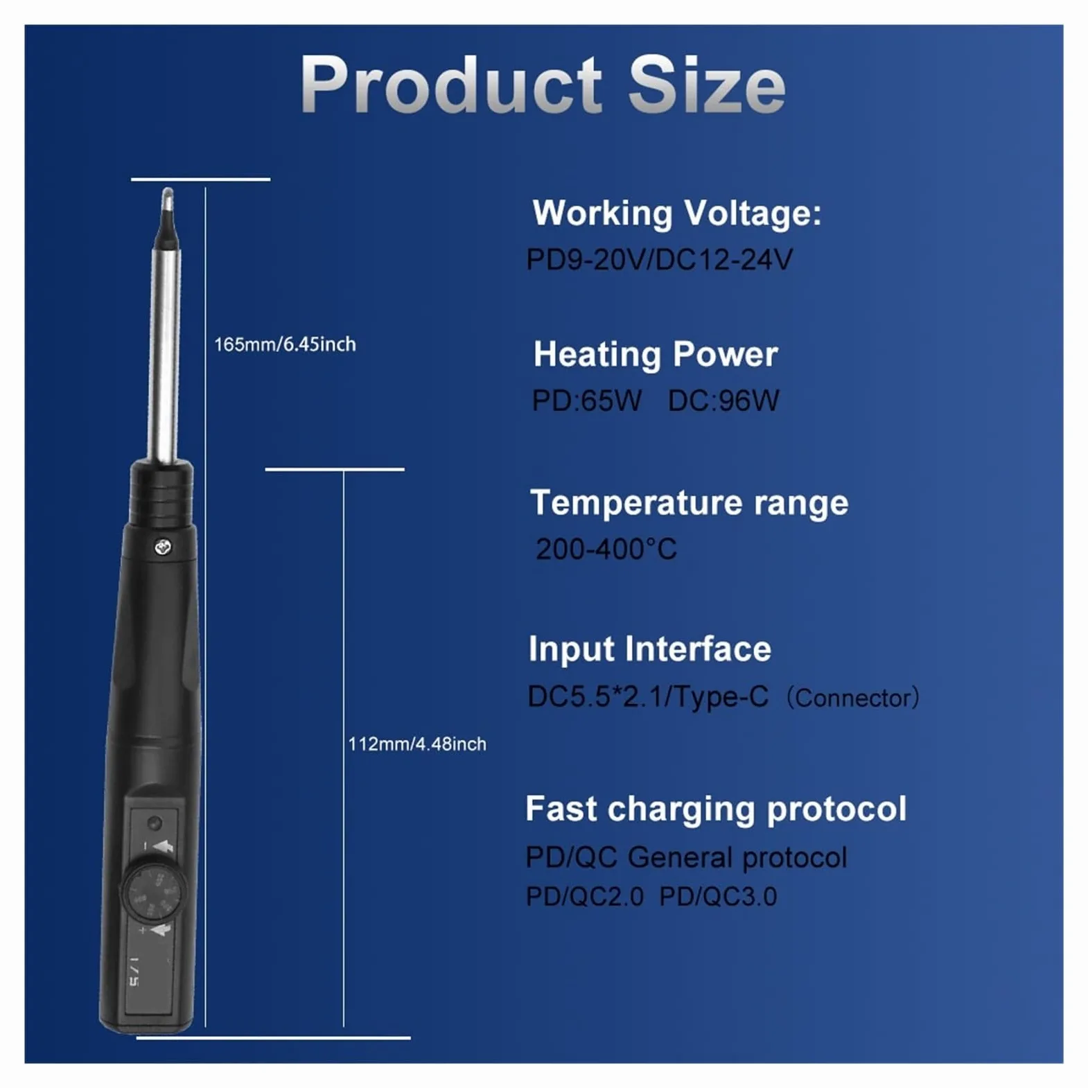 Zestaw lutownicy Inteligentna Lutownica Elektryczna PD/DC 100W Z Regulacją Stałej Temperatury, Szybkie Nagrzewanie, Przenośna Stacja Lutownicza(T75 With BC2 charger)