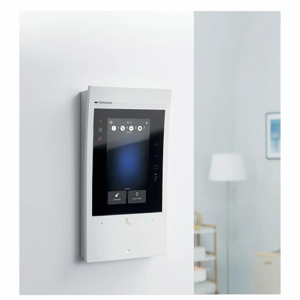 Bticino Połączony wideodomofon, klasa 300 EOS z Netatmo, łatwa instalacja, kompatybilny z Alexa