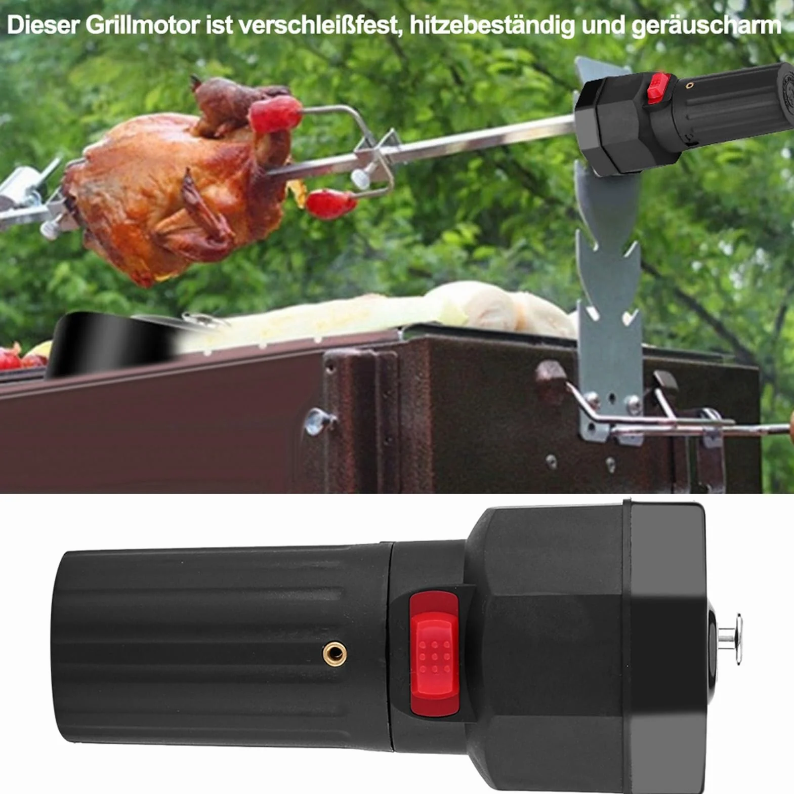 Estink Silnik Grillowy DC 1,5 V Zasilany Bateryjnie Akcesoria do Pieczenia