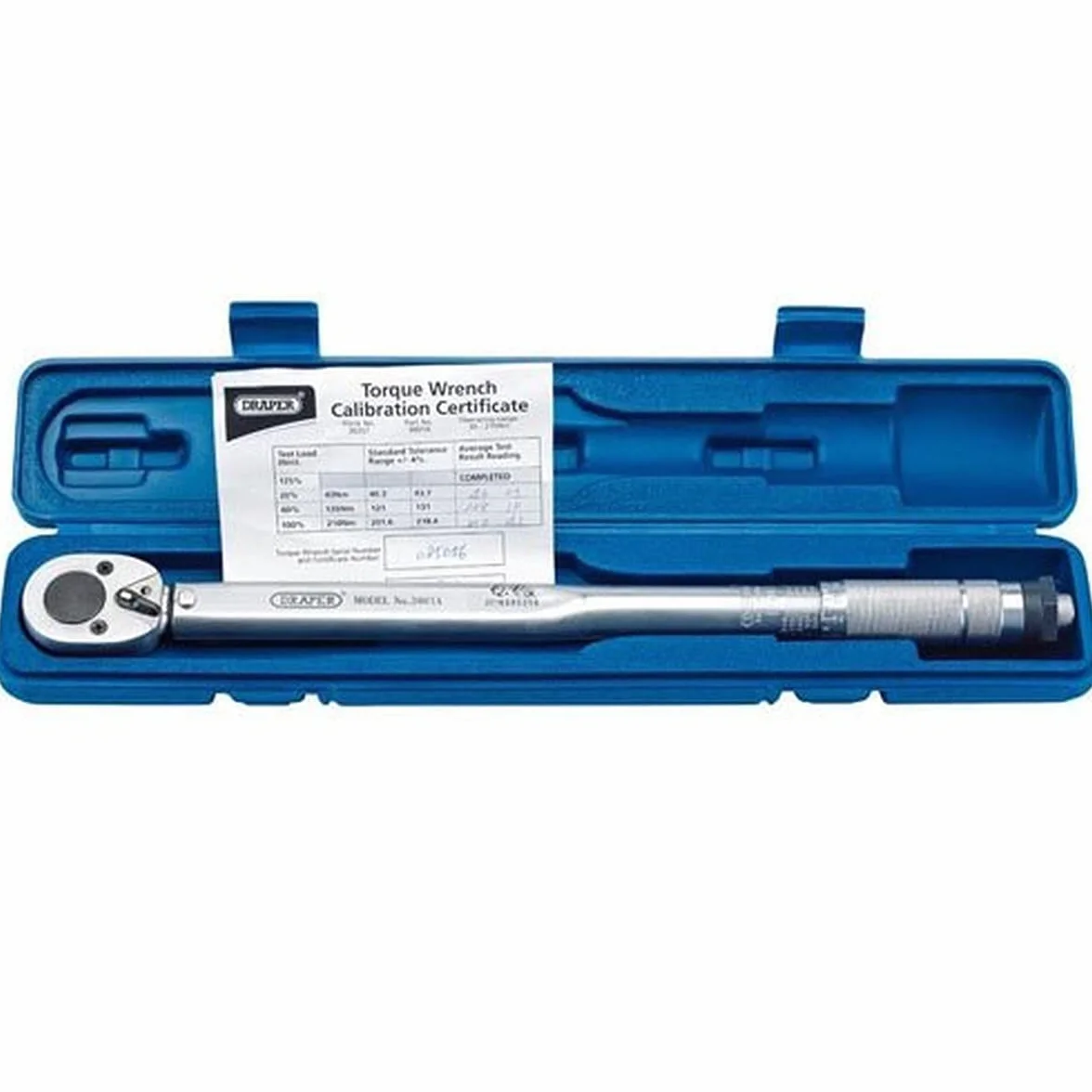 Draper Klucz dynamometryczny z grzechotką 1,27 cm (1/2") z grzechotką 30 Nm - 210 Nm - 30357 - narzędzie samochodowe dla mechaników