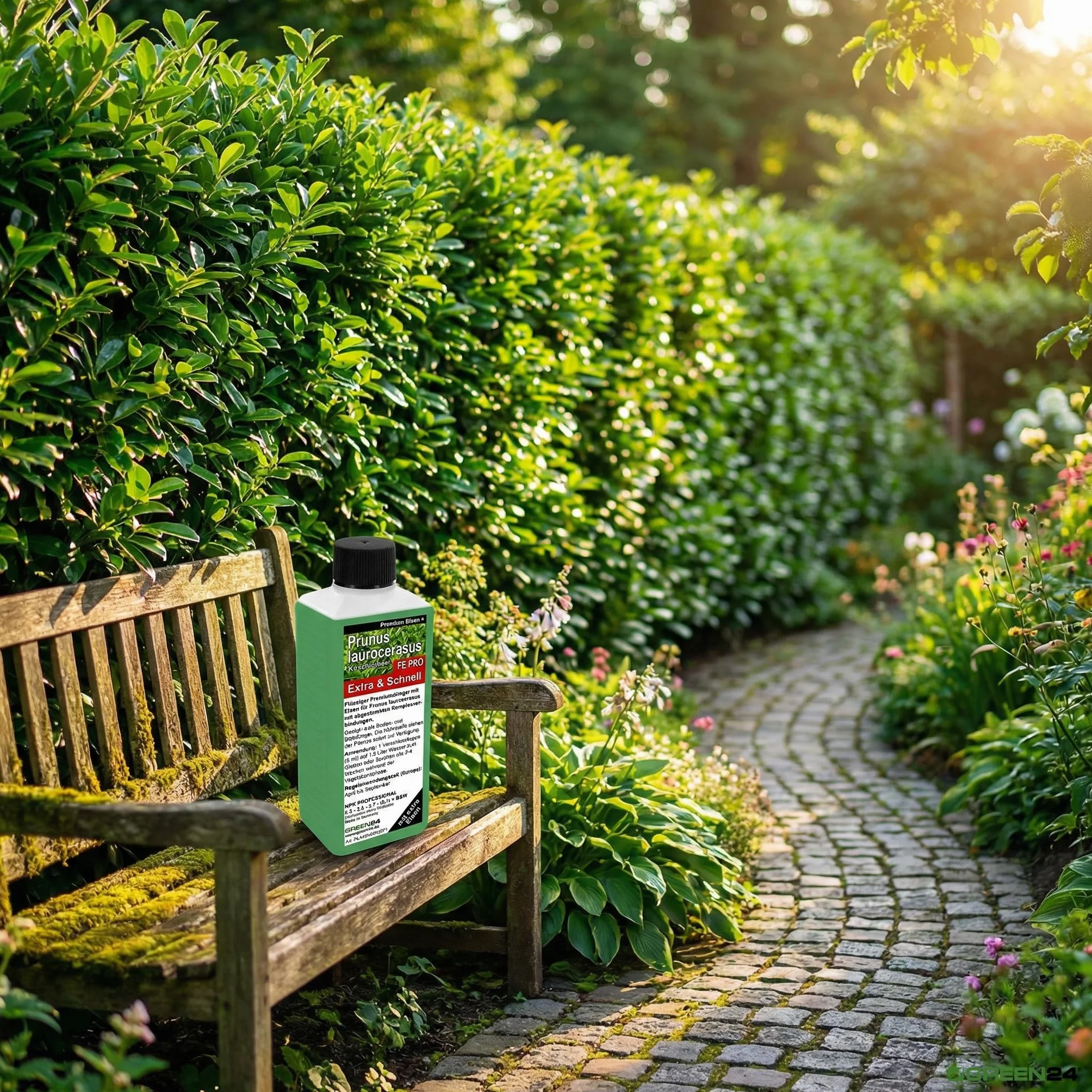 GREEN24 Nawóz laurowirowy FE PRO z żelazem Prunus laurocerasus NPK, nawóz płynny premium