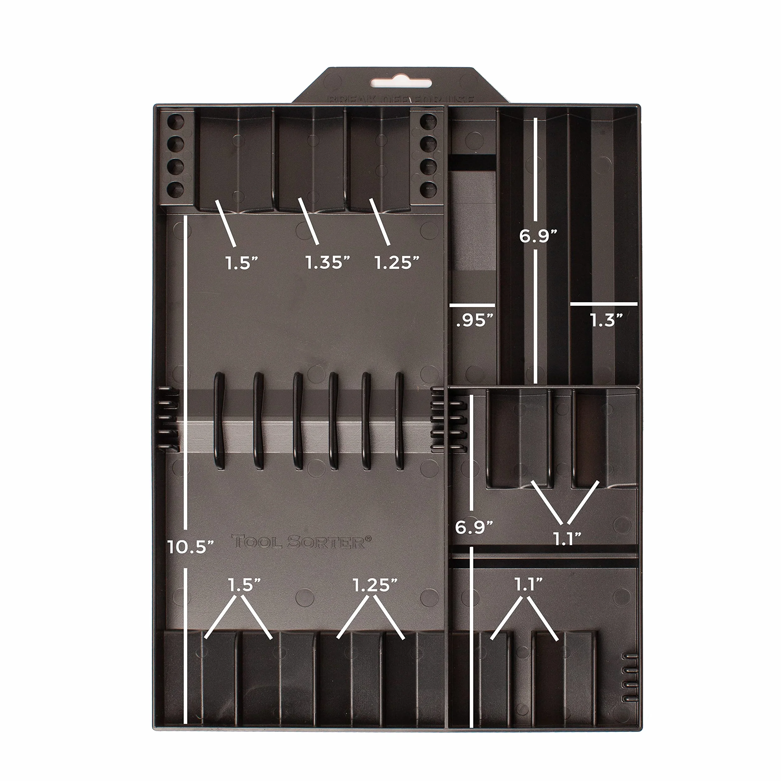 Tool Sorter Organizer na śrubokręt, czarny