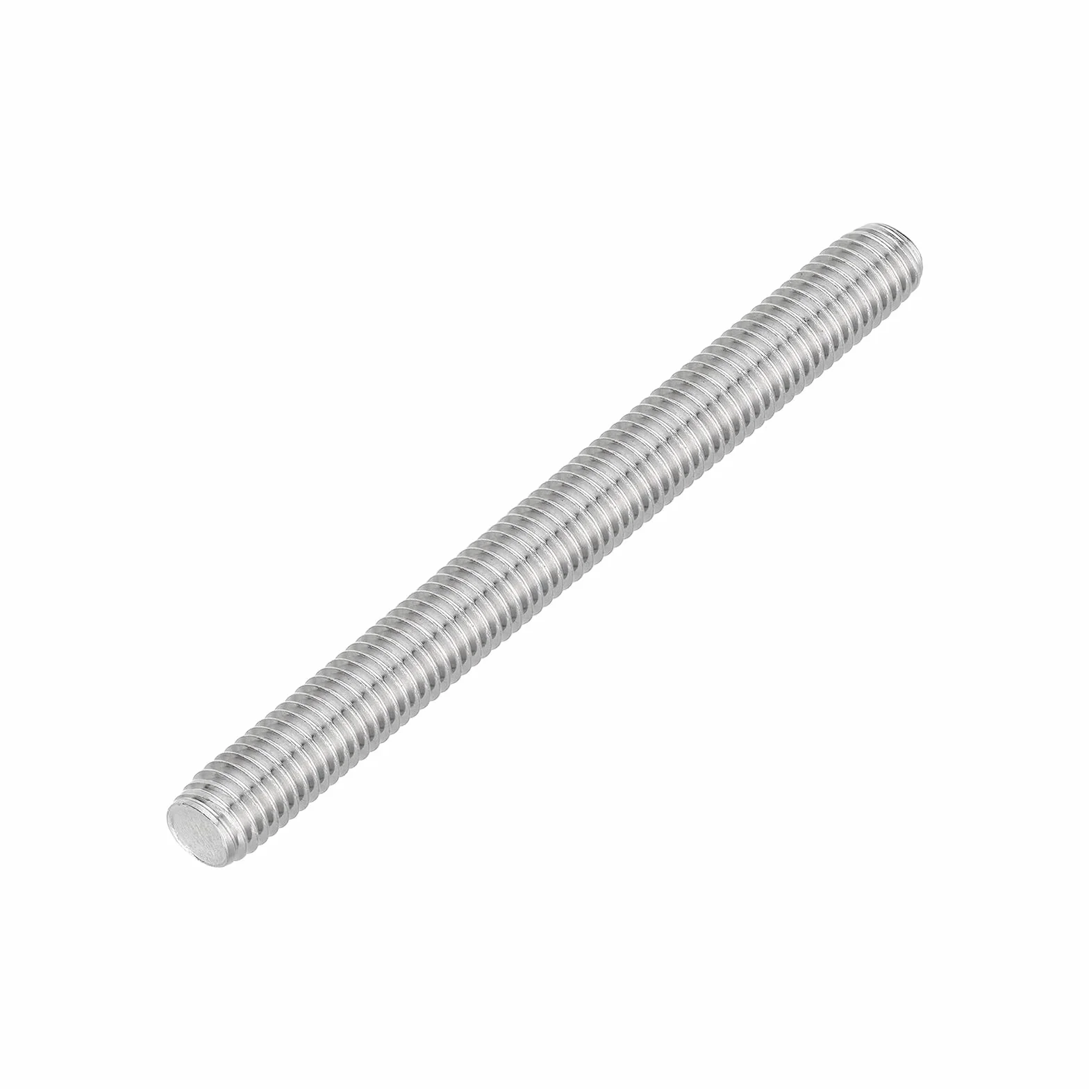 QUARKZMAN Pręt z pełnym gwintem, M10 x 100 mm stal nierdzewna 304 Sztyki z prawym gwintem M10-1,5 Gwint skokowy do montażu mebli maszyn