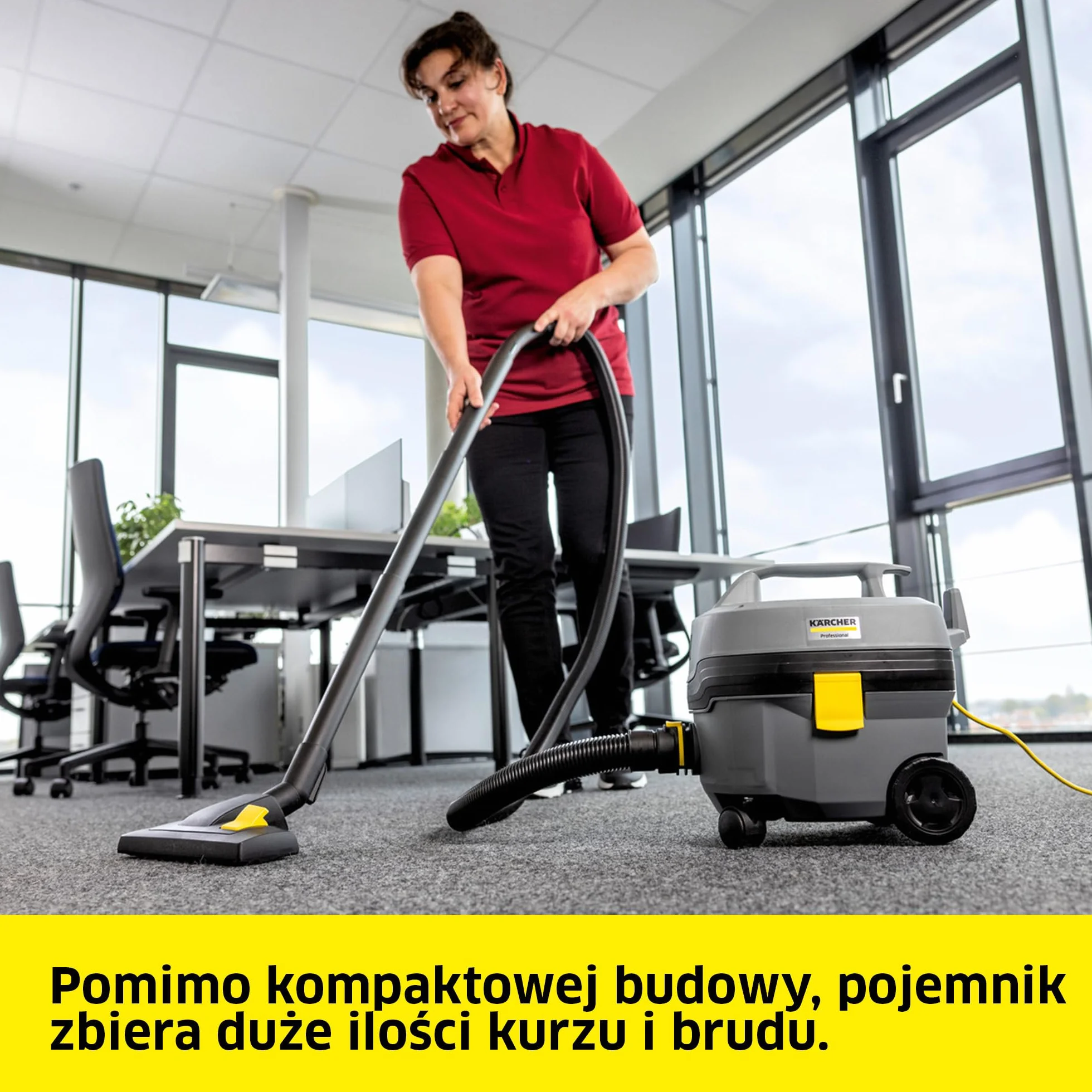 Kärcher odkurzacz T 7/1 Classic, pojemnik: 7 l, moc: 850 W, poziom ciśnienia akustycznego: 62 dB(A), waga: 3,5 kg, kabel: 7,5 m, stały kosz filtracyjny