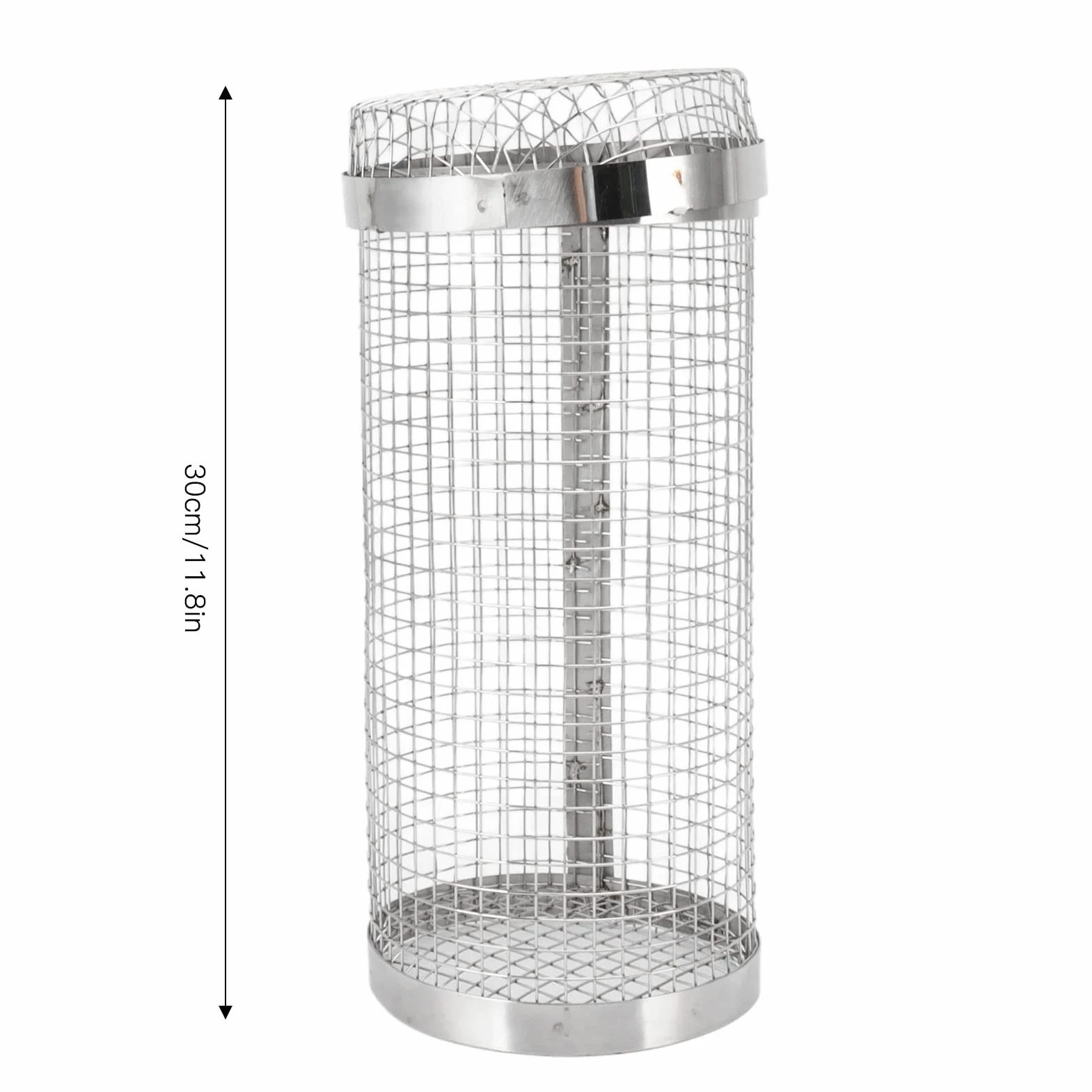 Kosz do grillowania ze stali nierdzewnej 30 cm 13,5 l