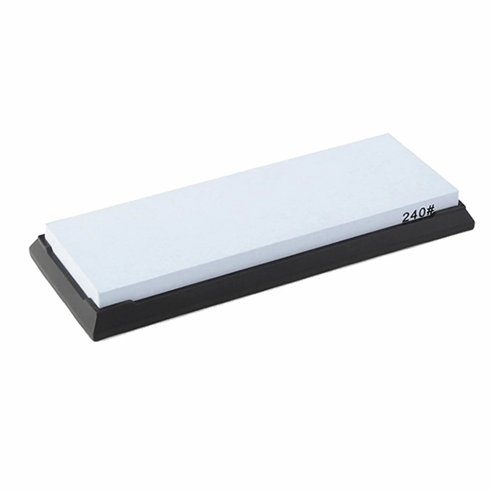 Japoński kamień do ostrzenia noży z podstawą Zestaw kamienia do ostrzenia noży do ostrzenia i polerowania kamienia kuchennego szefa kuchni (Size : 240 Grit)