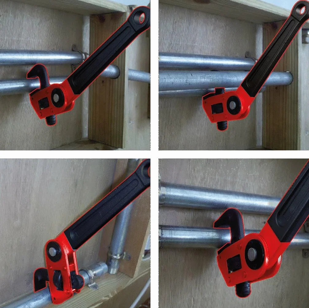 KS Tools 111.3550 1.1/2" Szczypce do rur z nastawną główką