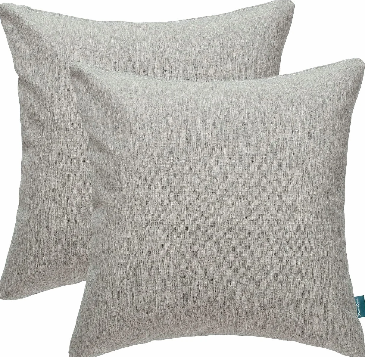 Zestaw 2 zewnętrznych wodoodpornych poszewek na poduszki 18 x 18 cali, świąteczna poduszka dekoracyjna Sham poszewka na poduszkę do namiotu ogrodowego Patio Balkon Sofa Sofa(ND19030)