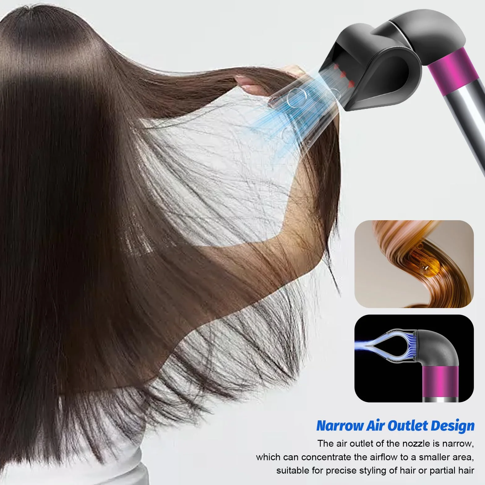 Blade Styling koncentrator nasadka do HS01 HS05, koncentrator Blade Styling Concentrator, nasadka do suszenia i stylizacji, precyzyjna dysza do stylizacji