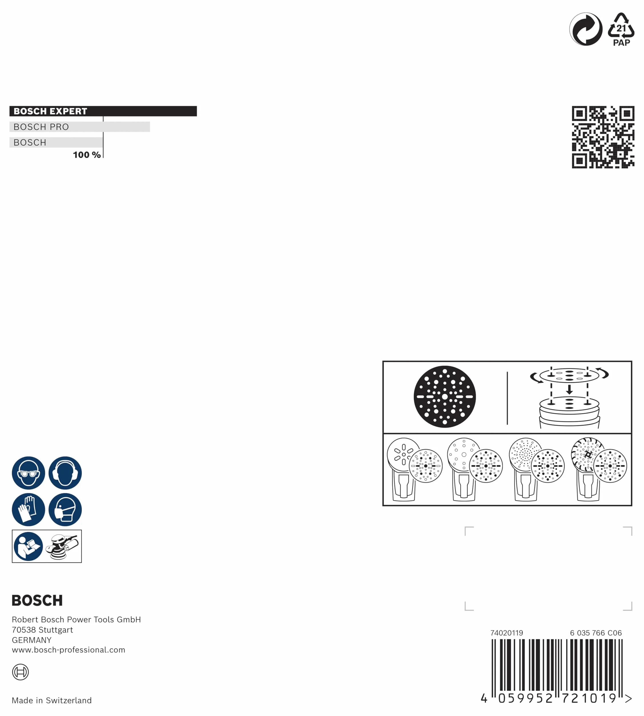 Bosch 50x EXPERT O780 zestaw tarcz szlifierskich do folii, 150 mm, 9-częściowy (do twardego drewna, farba na drewnie, Ø 150 mm, ziarnistość 3 x 80, 3 x 120, 3 x 180, profesjonalne akcesoria szlifierka