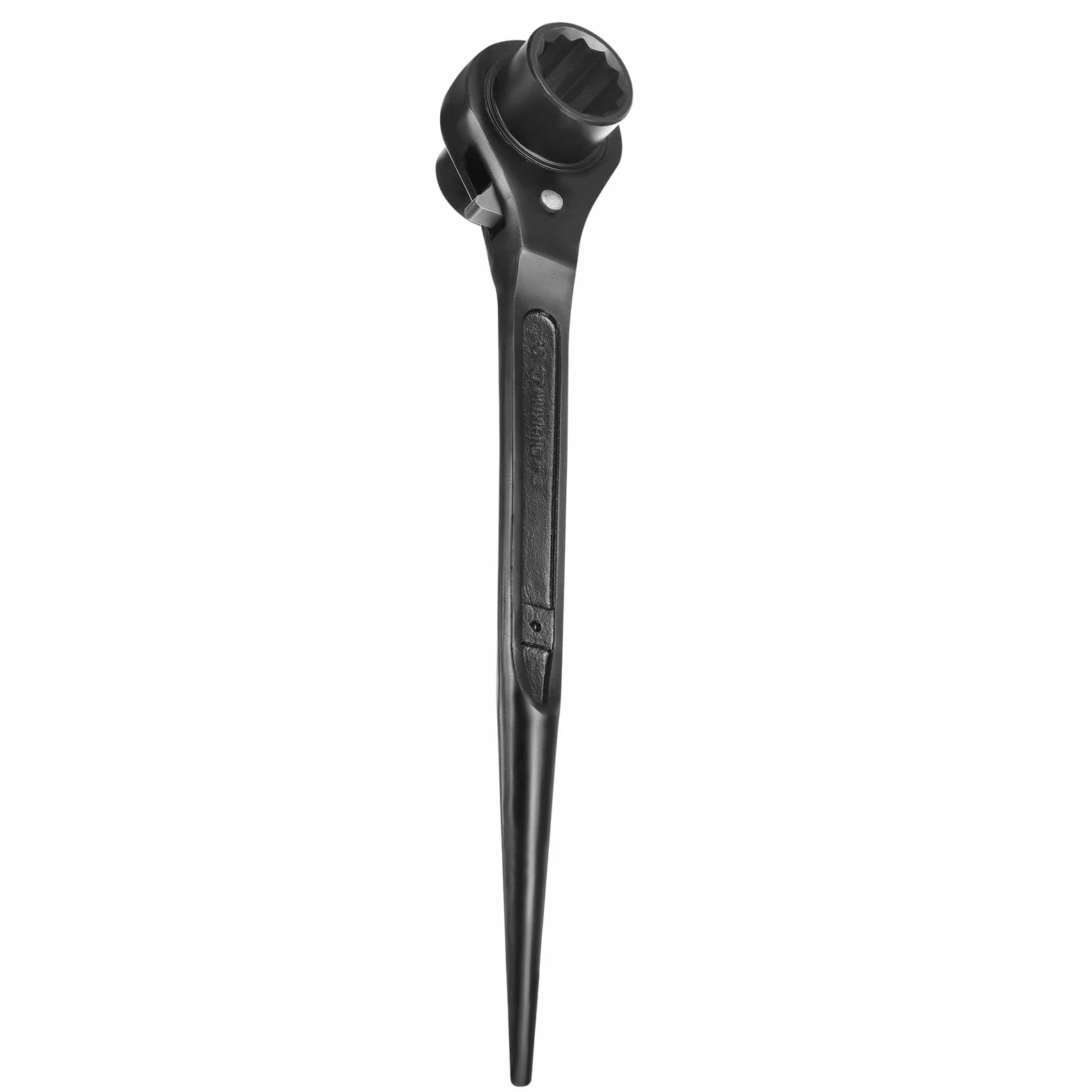 QUARKZMAN Klucz grzechotkowy rusztowanie Podger 34 mm x 36 mm CR-V podwójne gniazdo końcowe 12-punktowe narzędzie podger rusztowanie Spud do naprawy samochodów, konserwacja mechaniczna, czarny