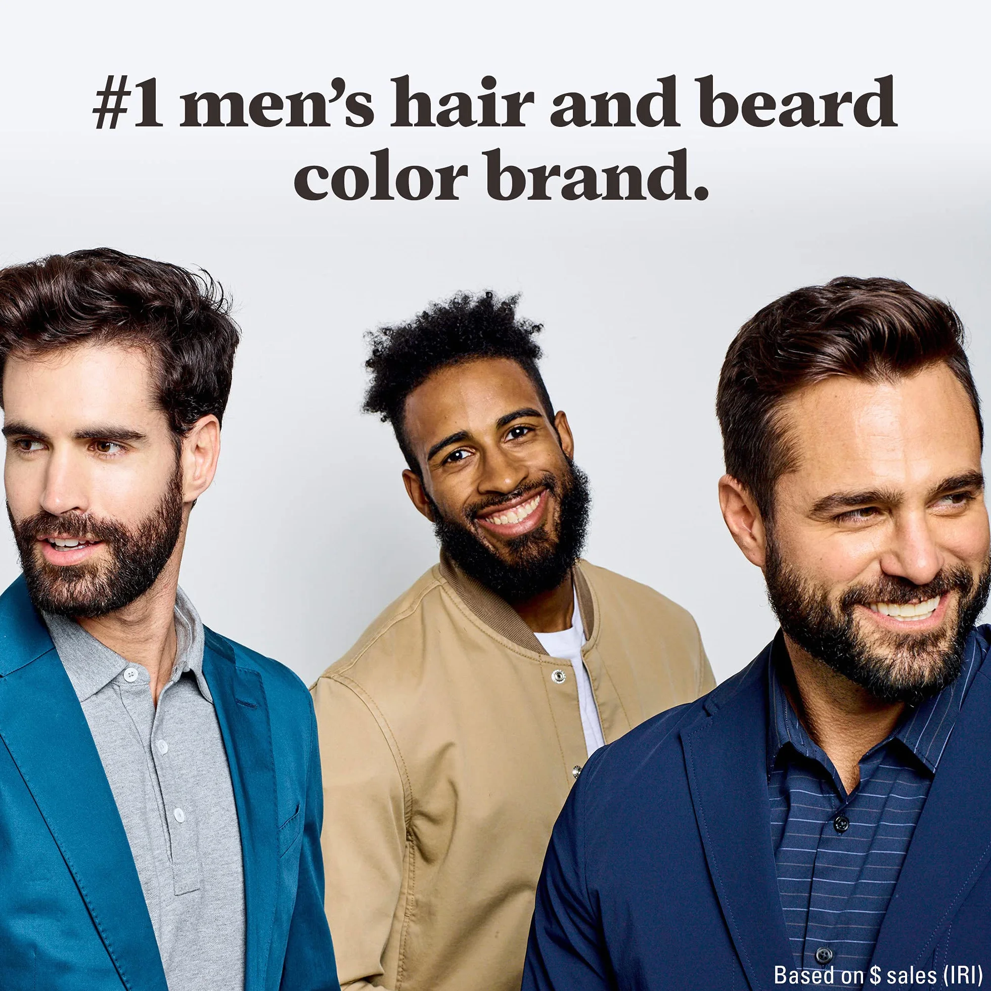 Just for Men Brush w kolorze żelu Mustache & Beard Medium Brown M-35 1 zestaw (Pac...