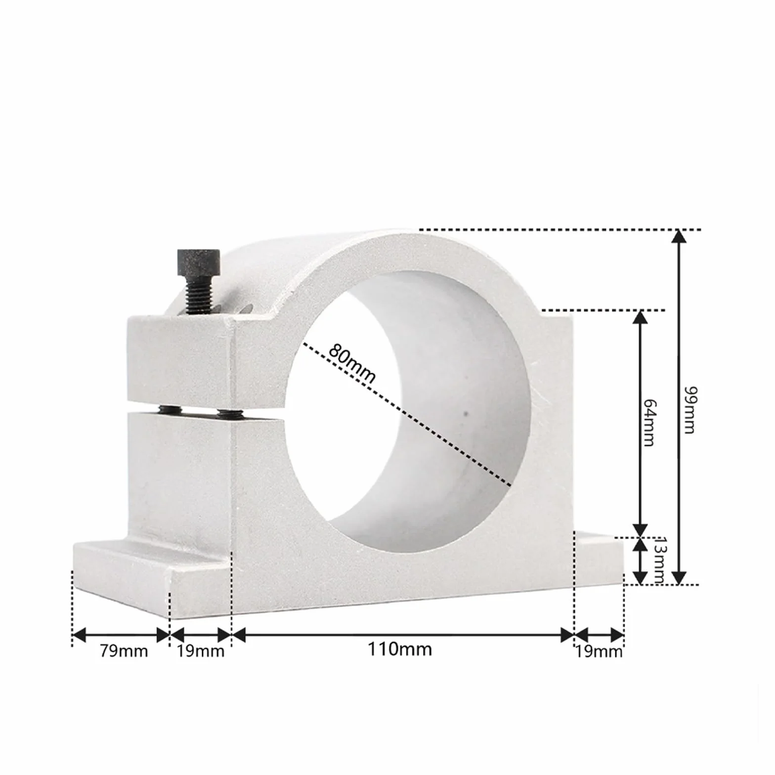 CNC Do Obróbki Drewna 1,5 KW ER11 80 Mm Silnik Wrzecionowy Chłodzony Powietrzem 4 Szt. Łożyska 24000 Obr./min Wysoce Zoptymalizowany