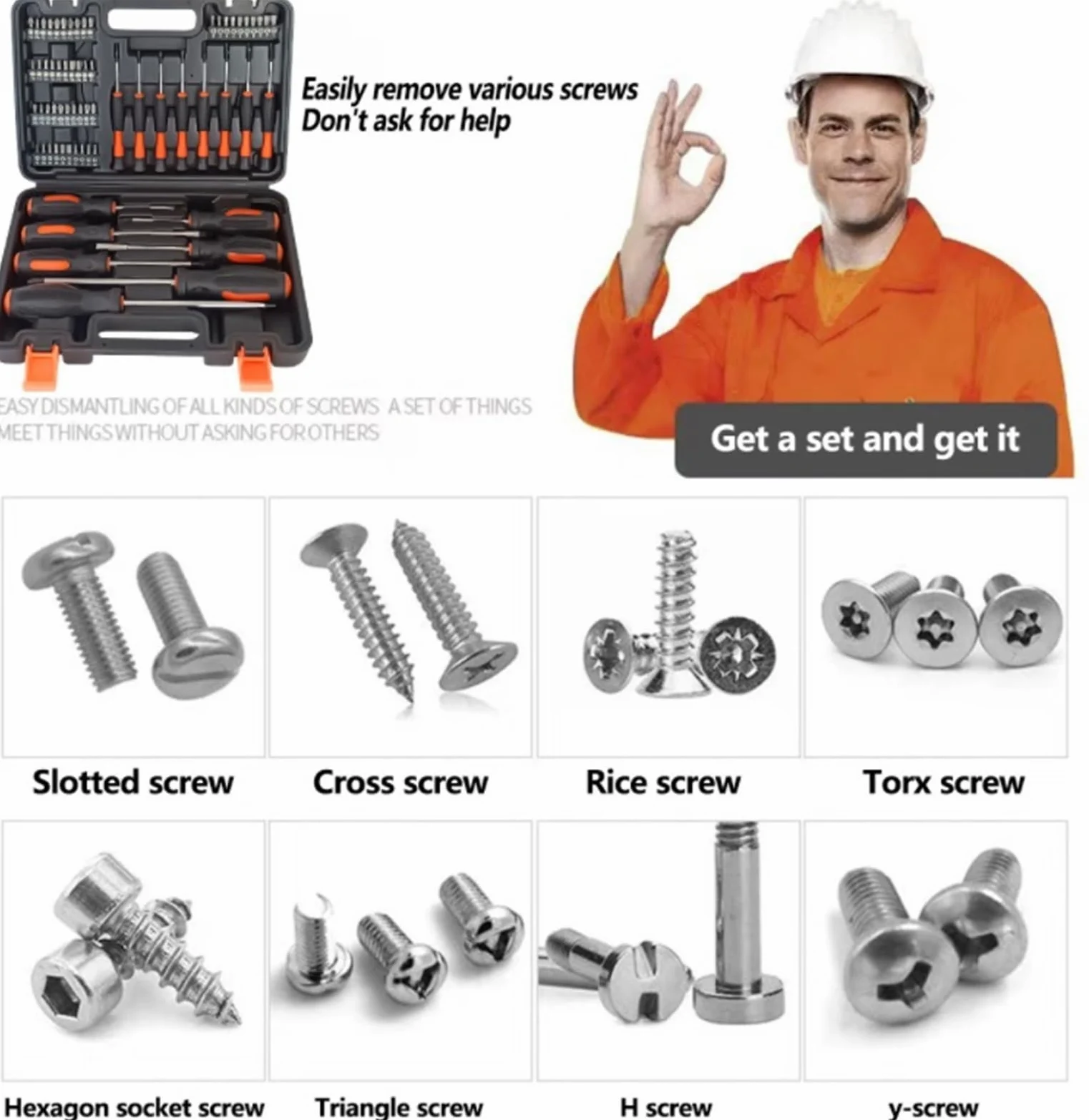 Zestaw Narzędzi Zestaw Narzędzi Mechanicznych 65 Elementów, Śrubokręt I Bity, Solidny, Trwały, Z Pudełkiem Zestaw Narzędzi do Domu