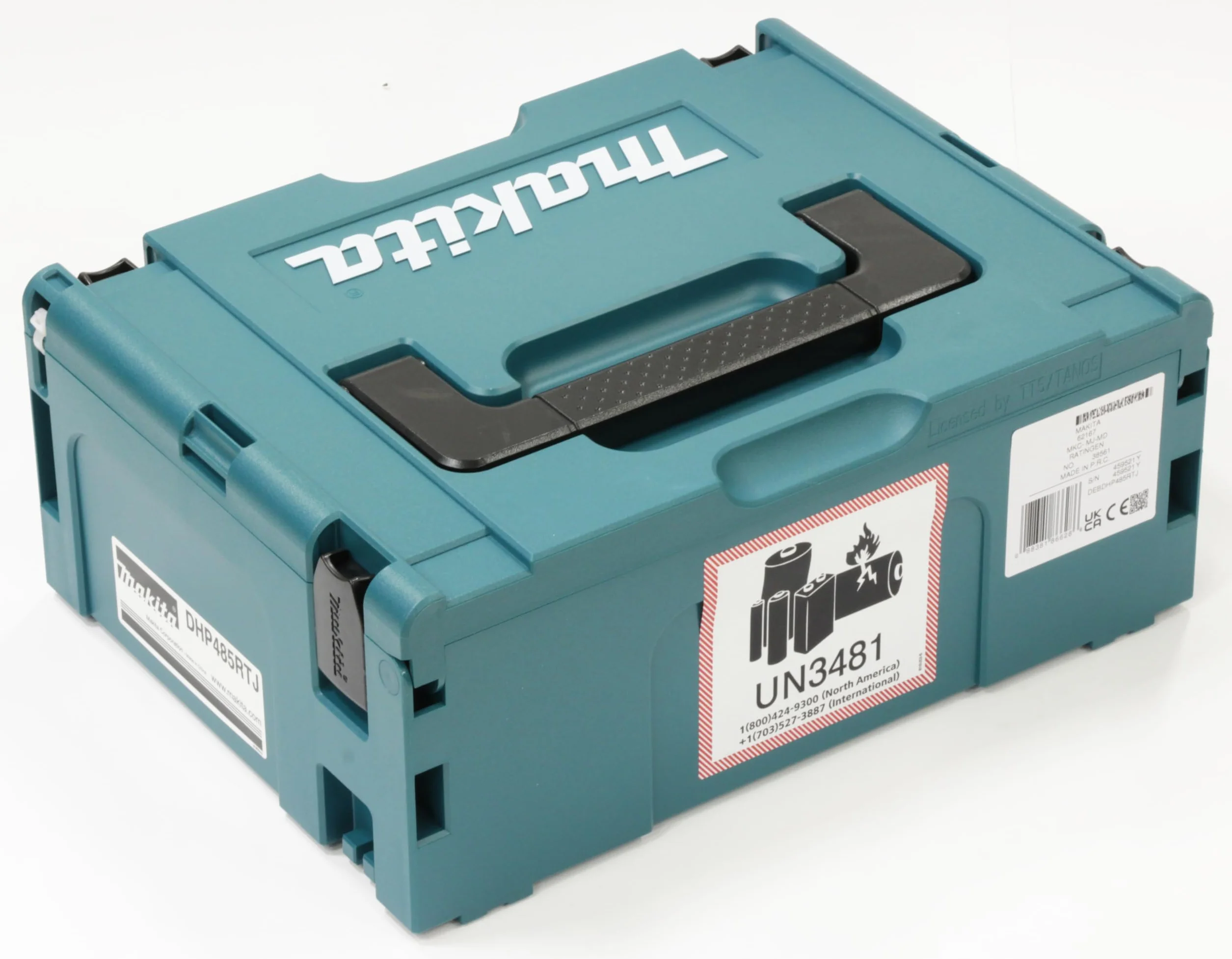 Makita Dhp485Rtj Wkrętarka, Zielony/Czarny, ‎25 x 7,9 x 18 cm; 1,8 kg