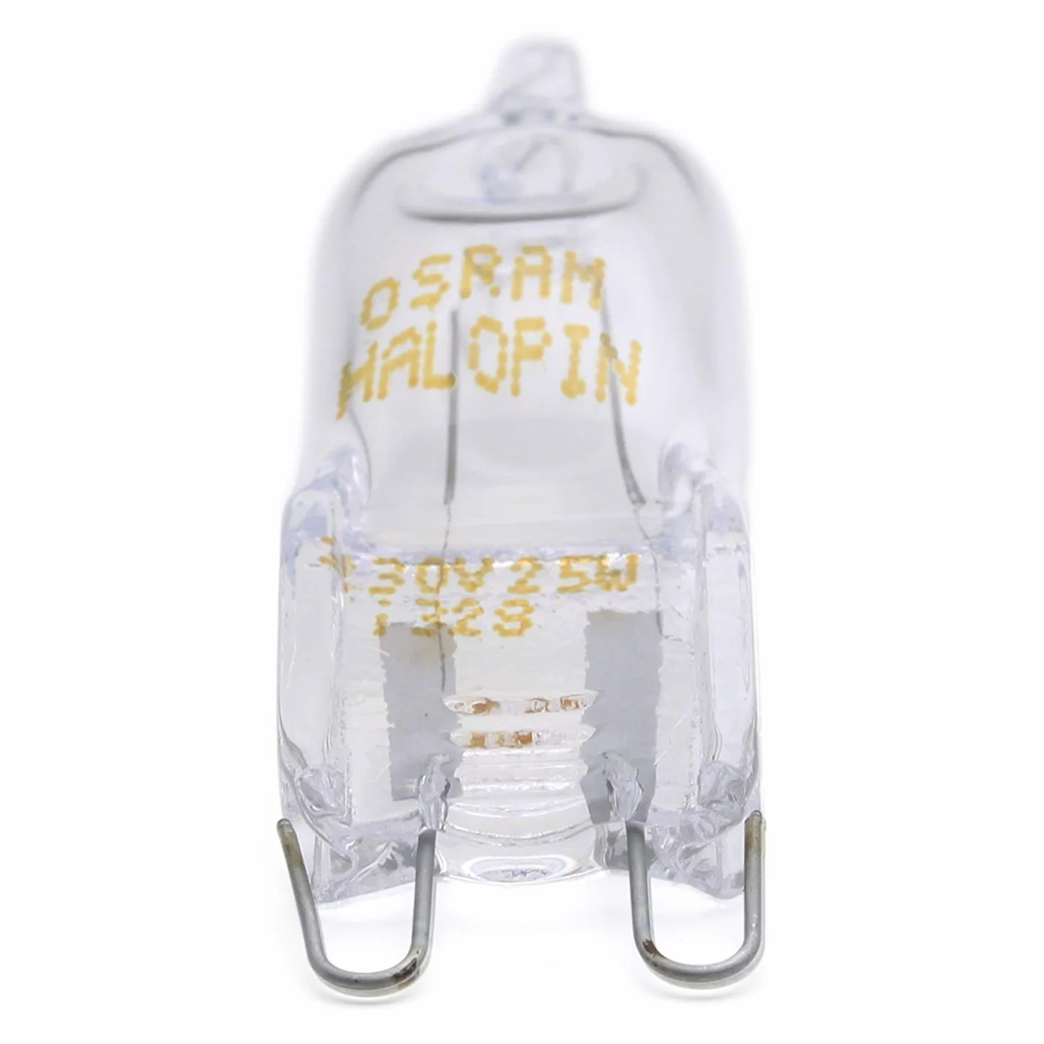 2X OSRAM OVEN HALOPIN 25W G9 HALOGEN CAPSULE BULB 230//240V