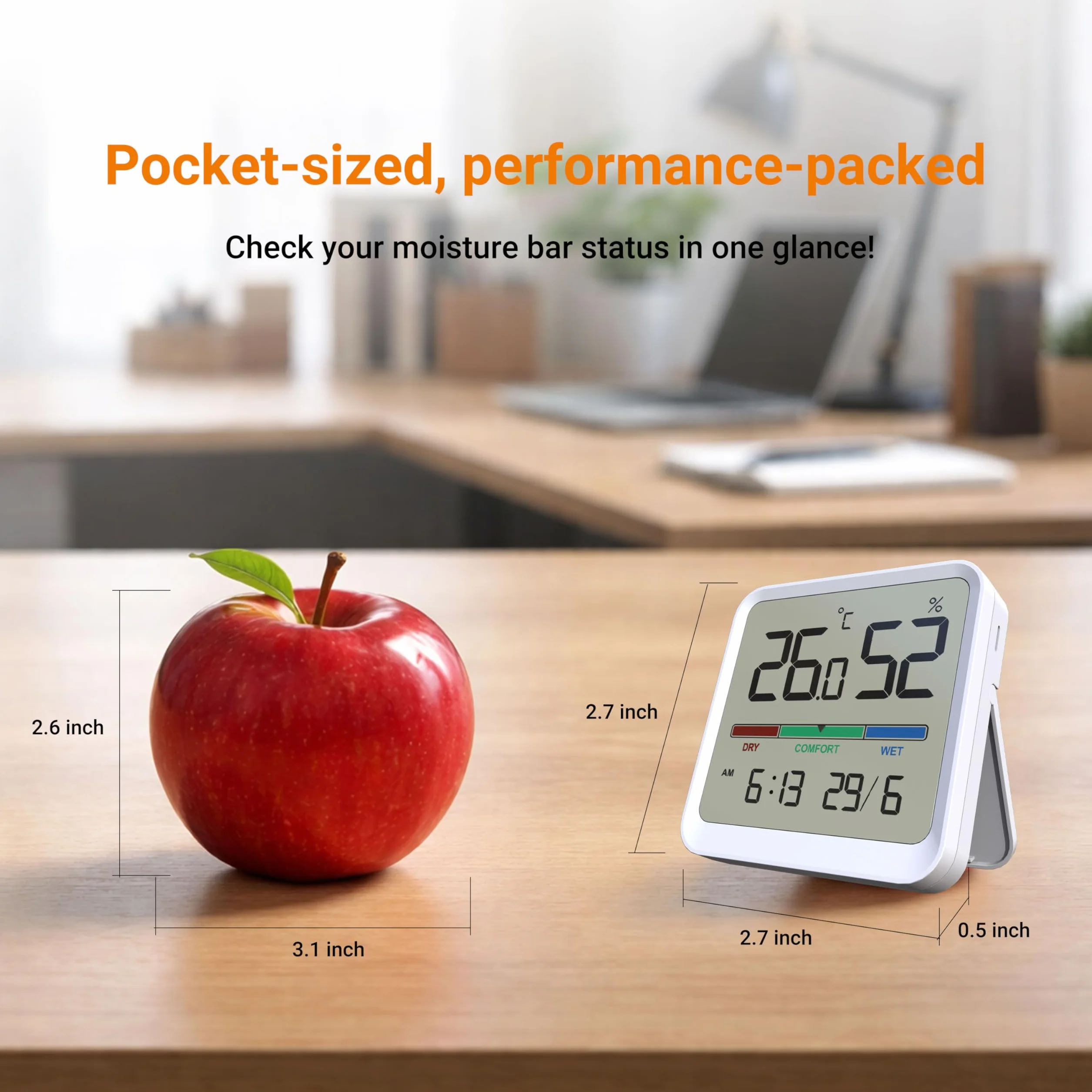 Temtop T1-SE Termometr cyfrowy Higrometr Monitor temperatury i wilgotności