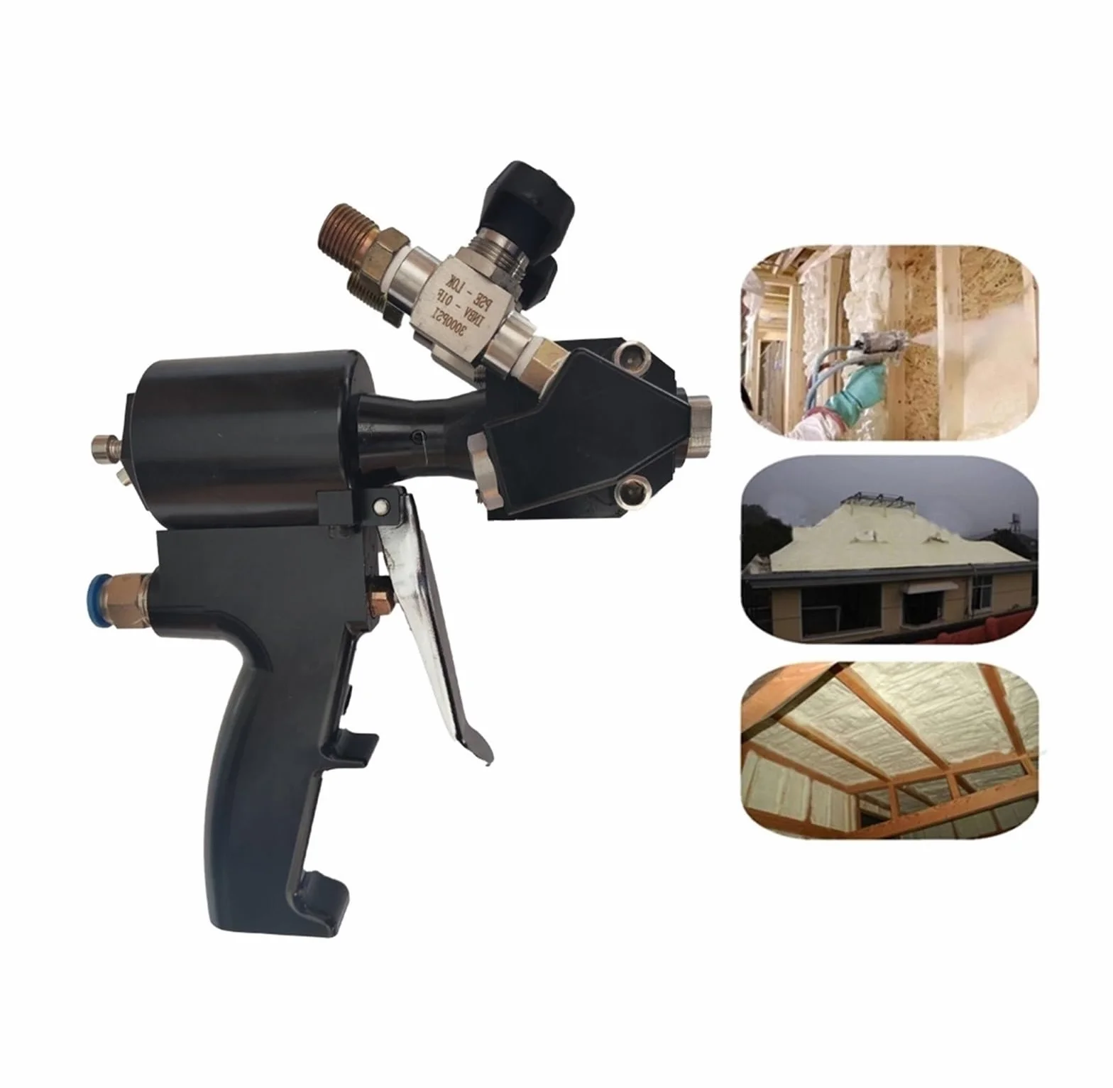 Ulepszony pistolet natryskowy do pianki poliuretanowej i polimocznikowej P2 Air Purge Sprayer Tools With Accessory Bag Do użytku DIY