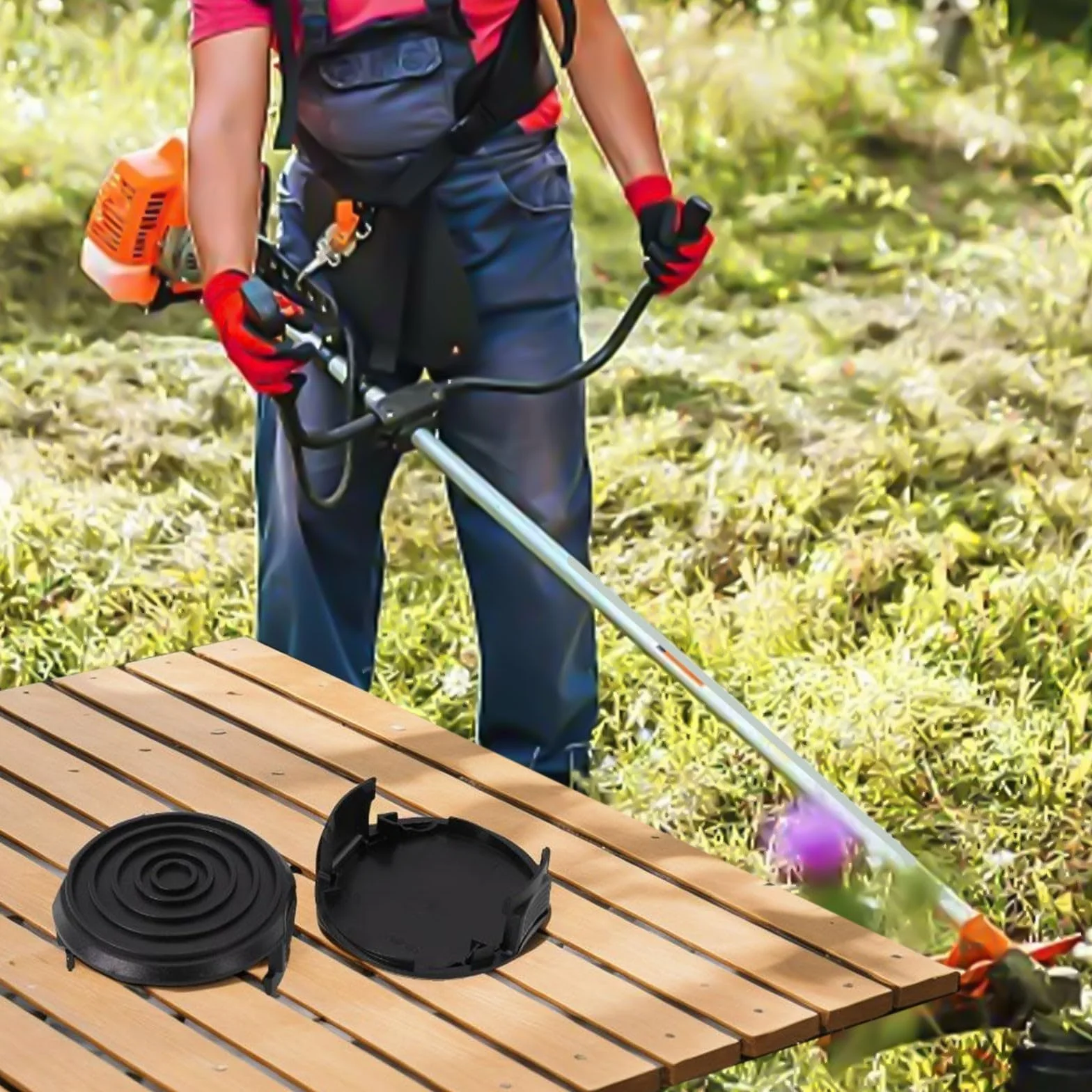 2 szt. pokrywa szpuli do Worx do trymera WA0037 40 V i 56 V zasilanie bateryjne modele trymer strunowy WG168 WG184 WG191 części zamienne