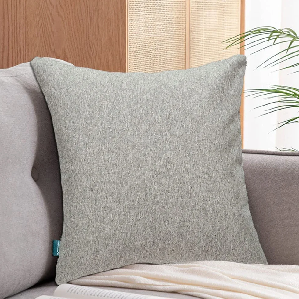 Zestaw 2 zewnętrznych wodoodpornych poszewek na poduszki 18 x 18 cali, świąteczna poduszka dekoracyjna Sham poszewka na poduszkę do namiotu ogrodowego Patio Balkon Sofa Sofa(ND19030)