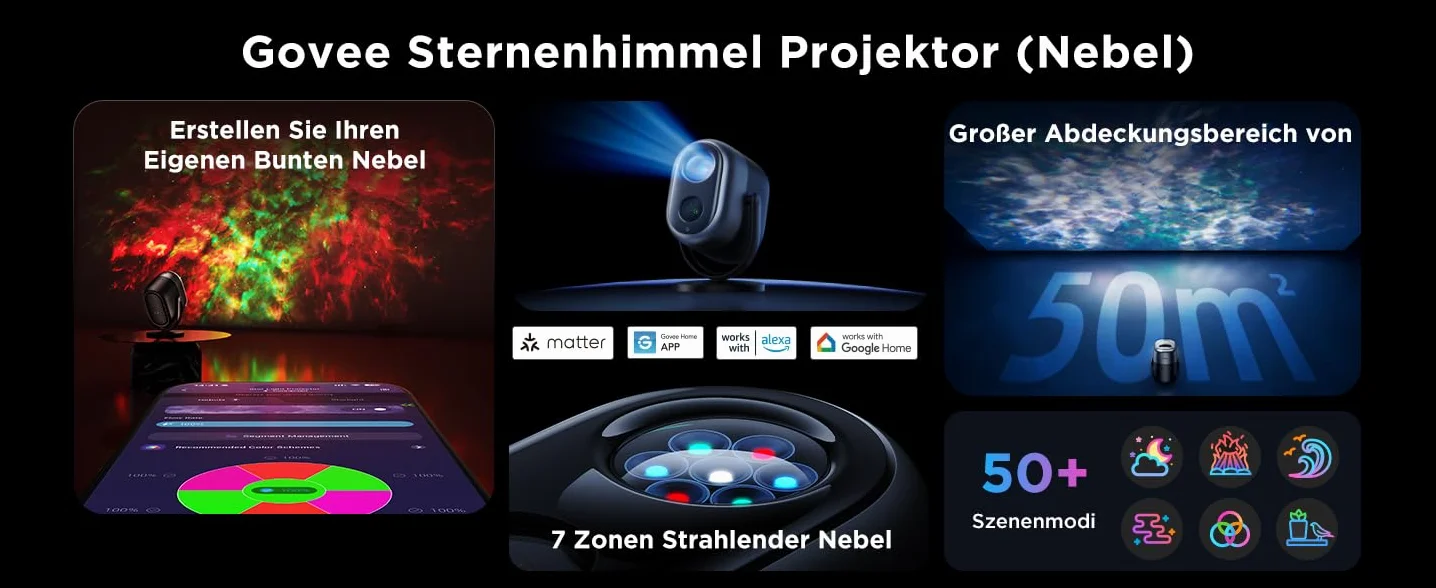 Govee Projektor gwiaździstego nieba mg