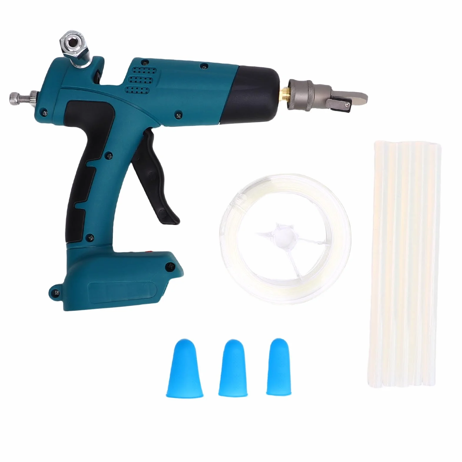 YWBL-WH Pistolet do Klejenia Kabli światłowodowych Bezprzewodowy Pistolet do Klejenia Kabli światłowodowych ABS 428F 220C Rozgrzewanie od 6 8 Minut dla Instalatorów Okablowania Trasowania Włókien FTTR