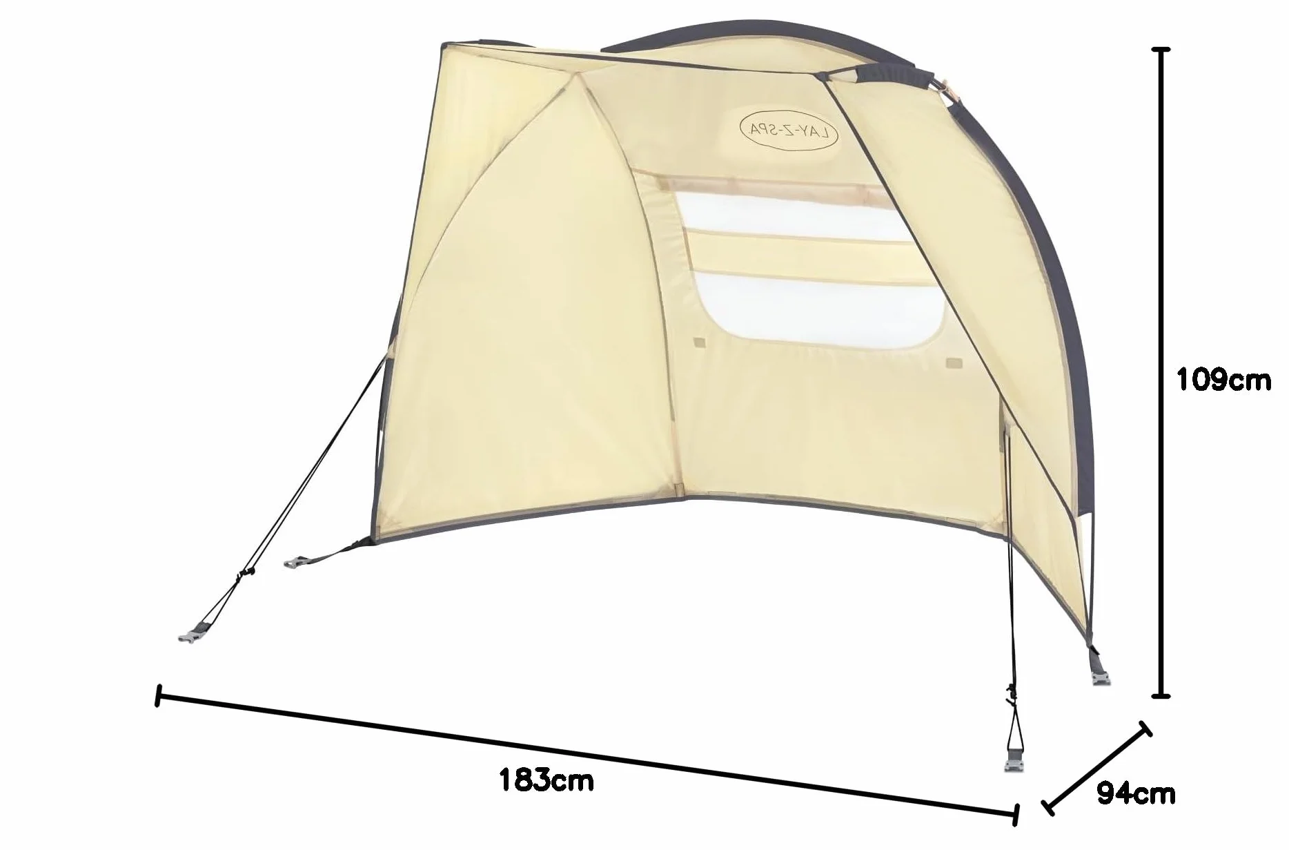 Bestway Lay-Z-Spa Canopy 6' x 37" x 43" (1.83m x 94cm x 1.09m)