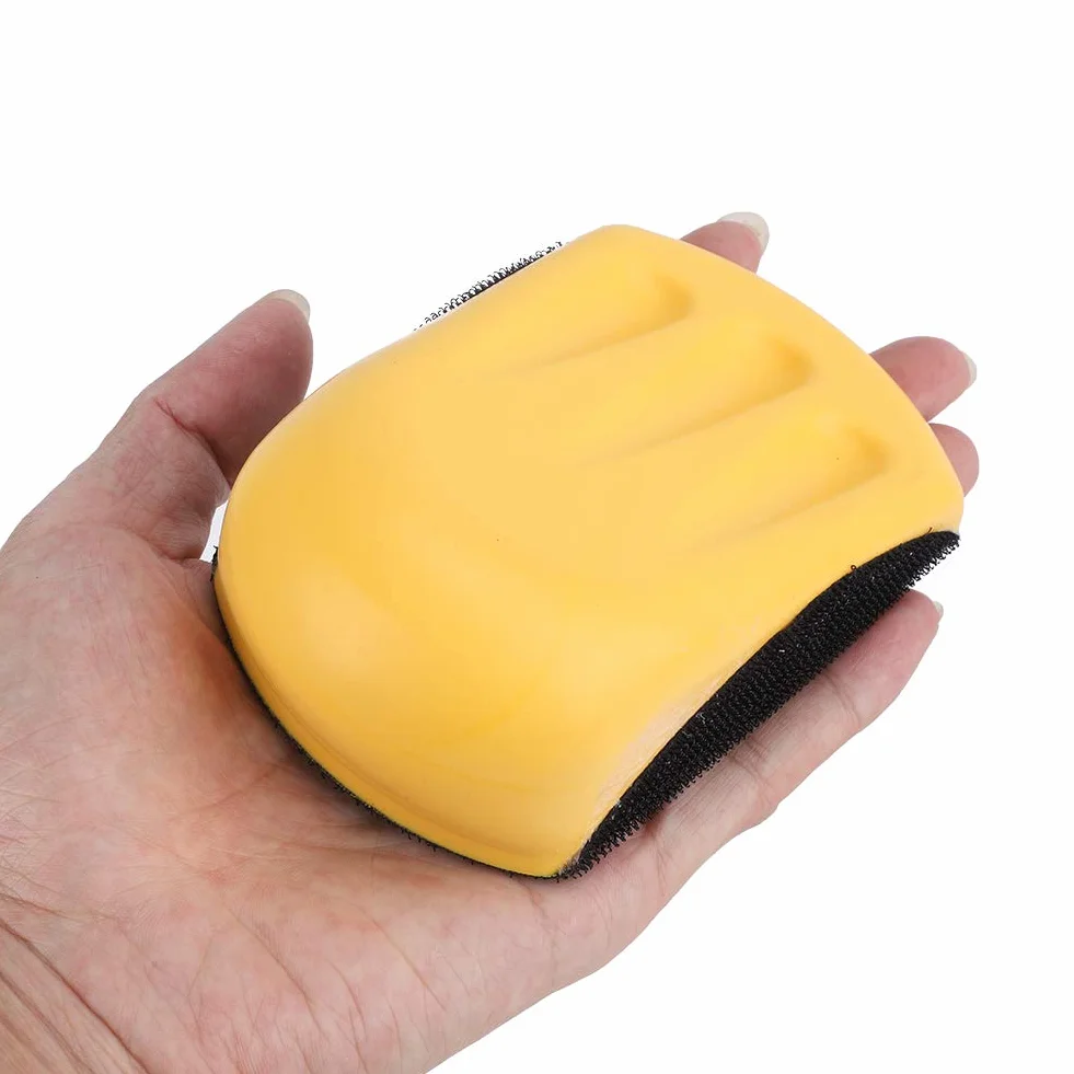 Blok Szlifierski Bloki Szlifierskie do Drewna Pianka Pu Haczyk i Pętla Ręczna Stopa Szlifierska Blok Polerowanie Tarcza Szlifierska 5 125Mm (5 cali 125 mm)